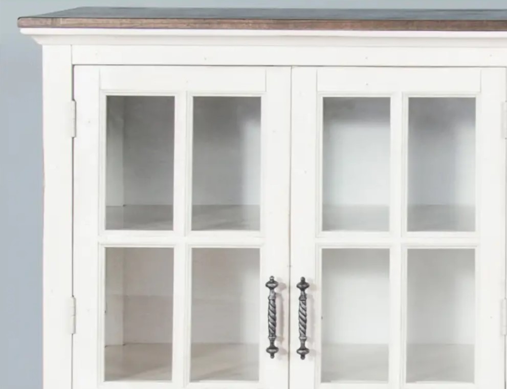SM Carriage House Wood Server w/4 Doors