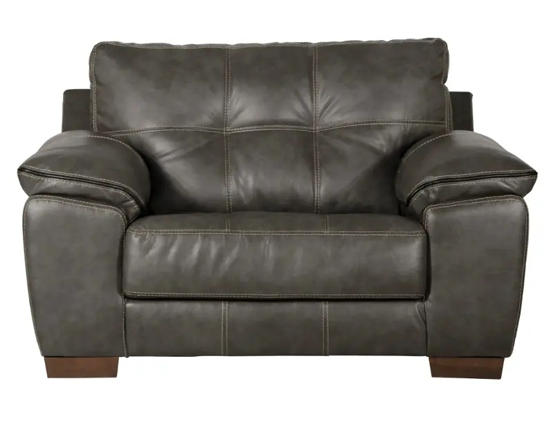 SM Hudson Faux Leather Living Room Set