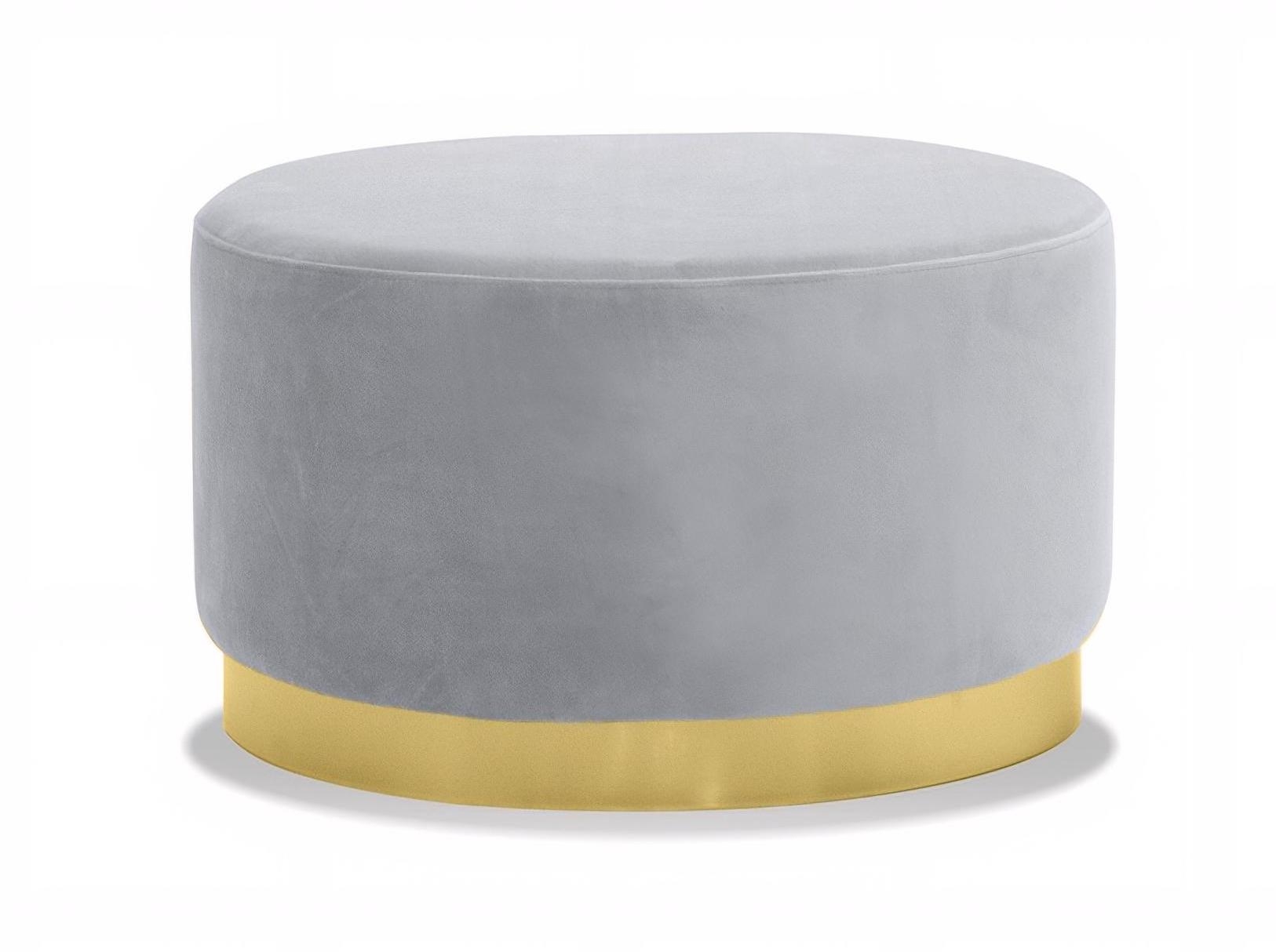Pillbox 24" Fabric Low Pouf
