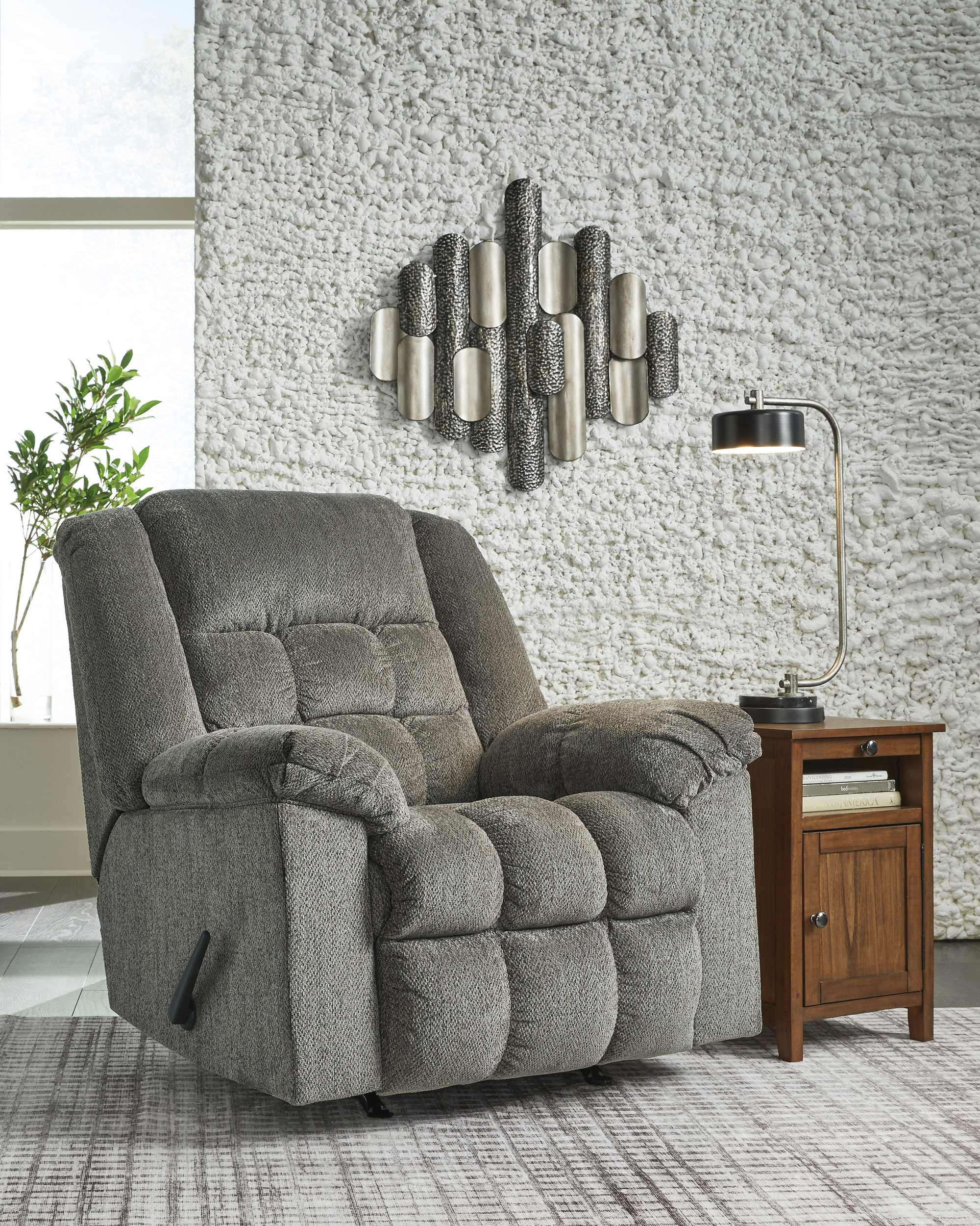 Kegler Polyester Rocker Recliner