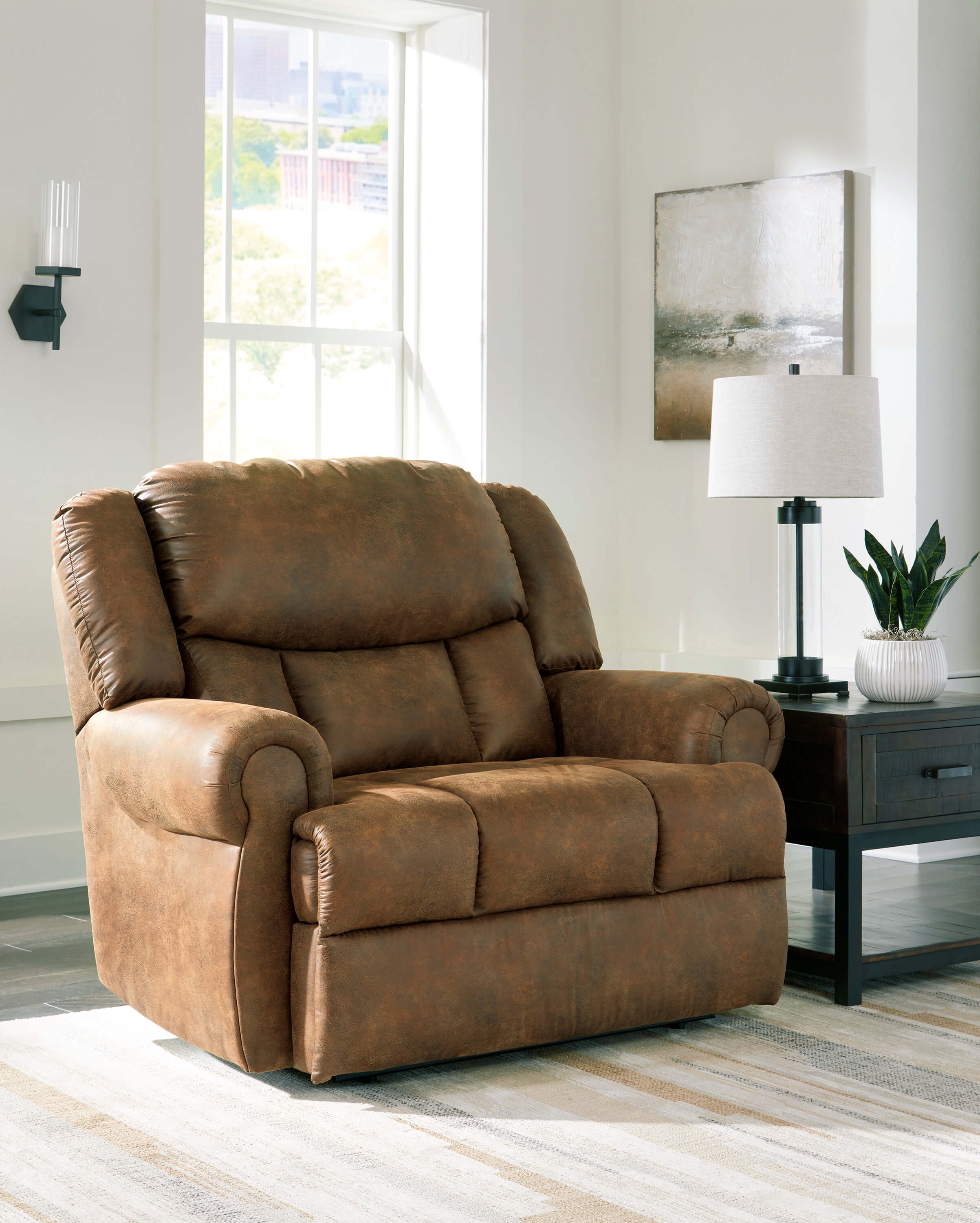 Ashley Boothbay Polyester Reclining Chair