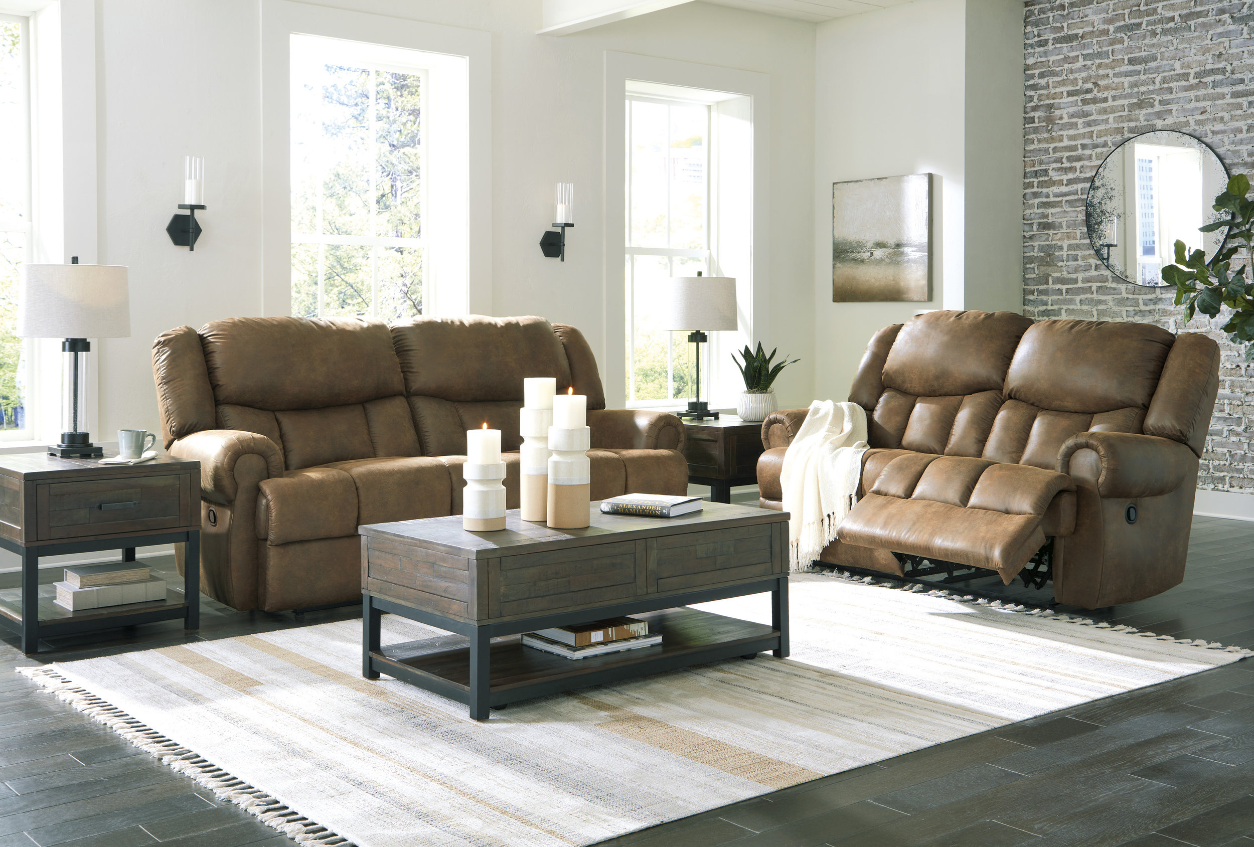Boothbay Auburn Power Reclining Living Room Set