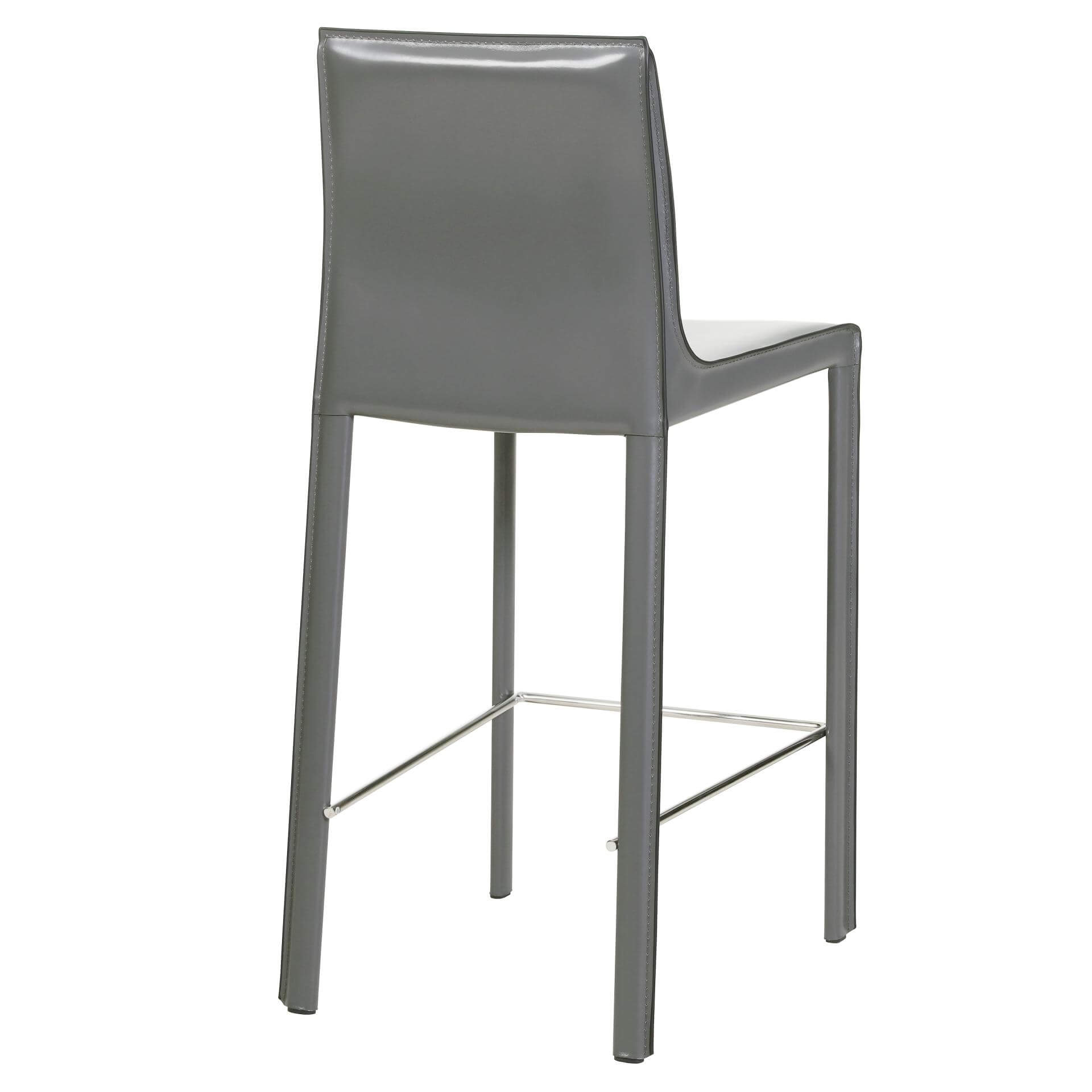 Gervin Recycled Leather Counter Stool