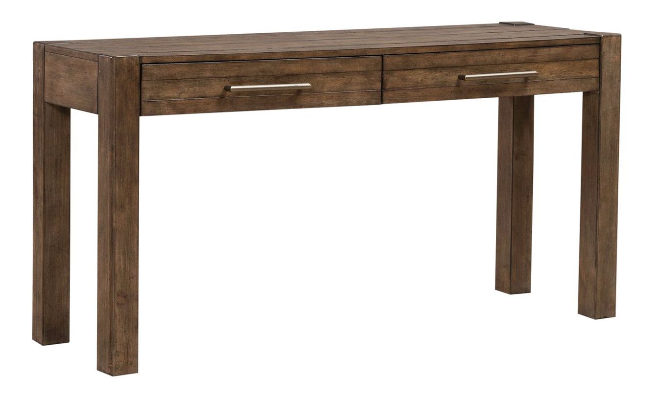 Broadmore Rectangular Wood 2-Drawer Console Table