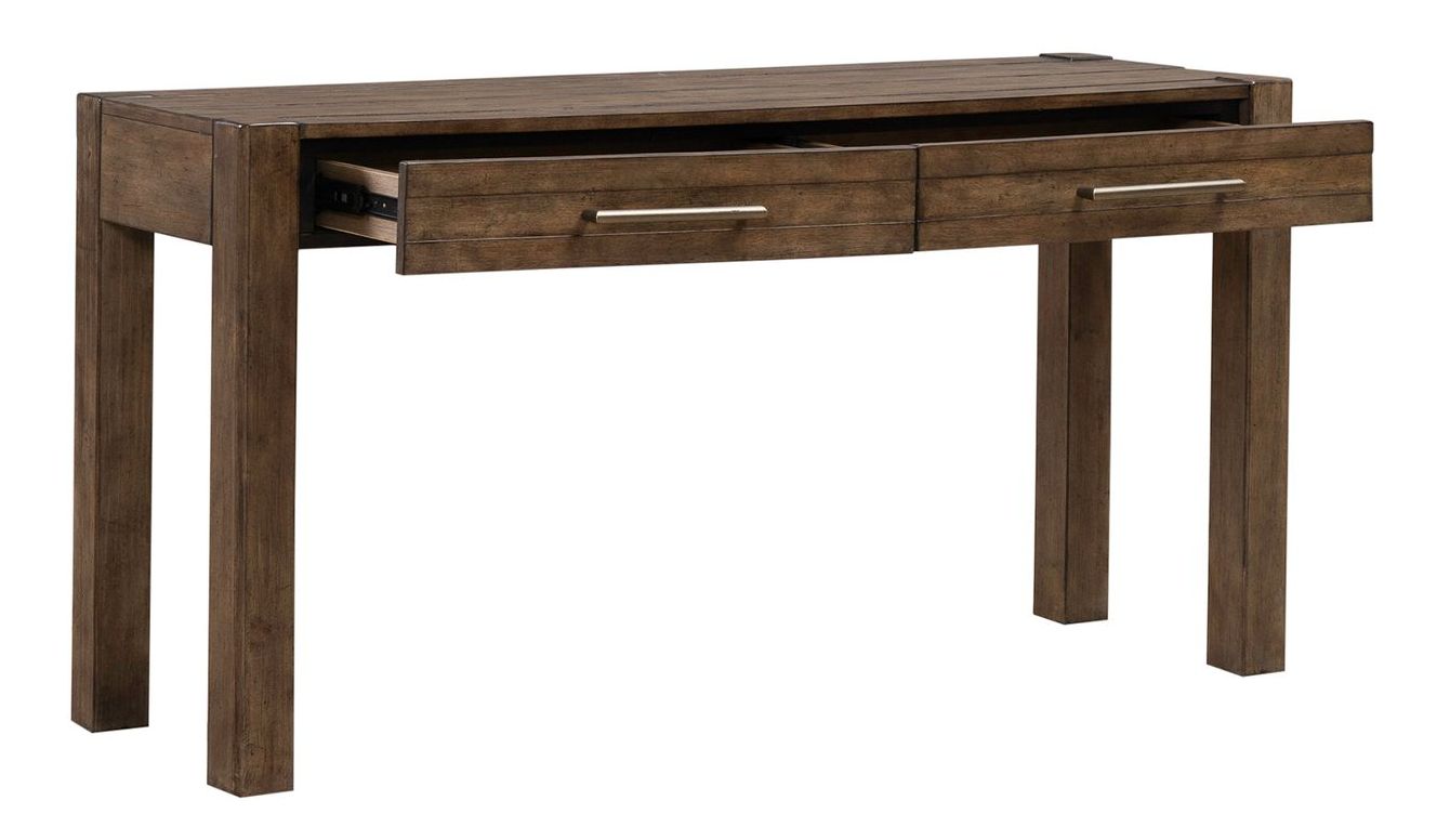 Broadmore 3-Piece Wood Console Table Set with 2 Stools