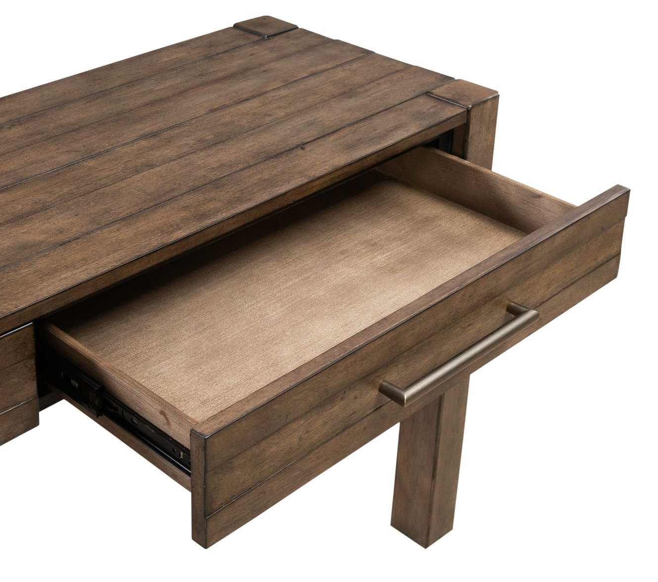 Broadmore 3-Piece Wood Console Table Set with 2 Stools