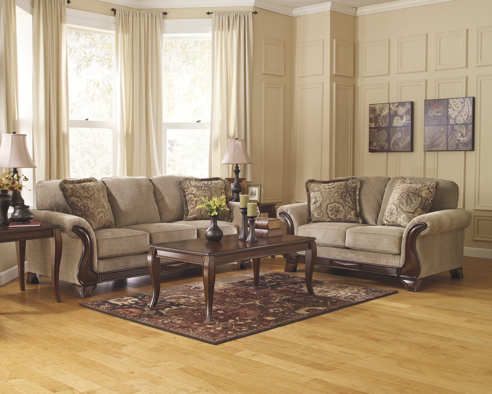 Lanett Fabric Living Room Set