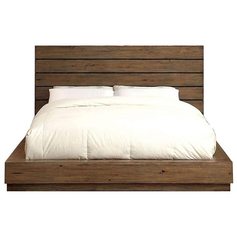 Coimbra Wood Low Profile Platform Bed