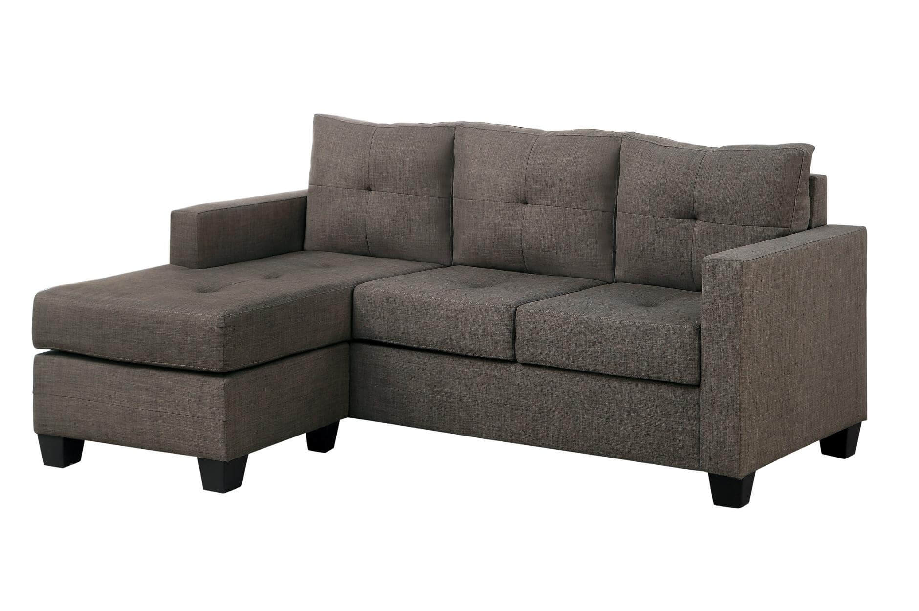 Phelps Polyester Fabric/Wood Sectional Sofa