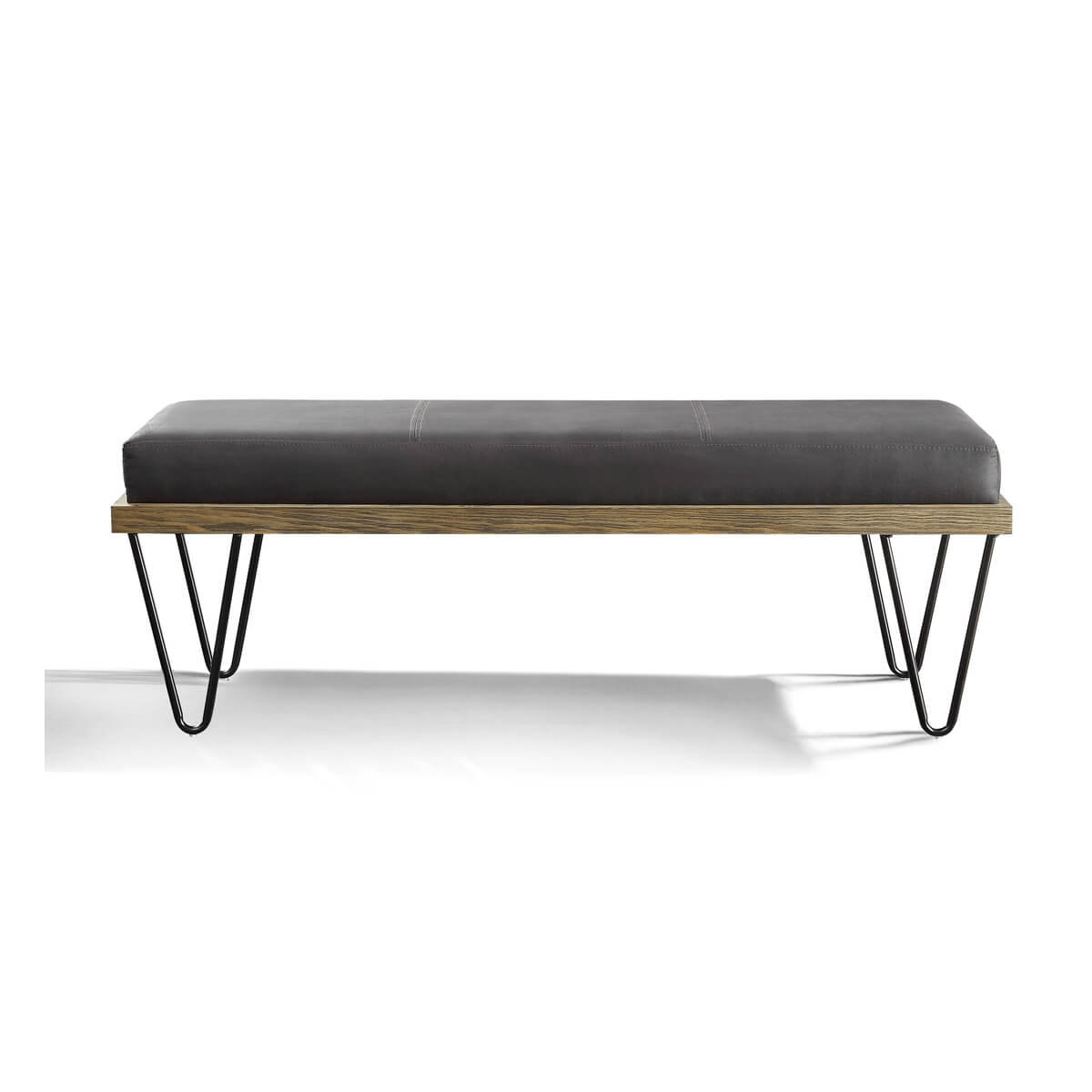 Metallo Bench by Homelegance