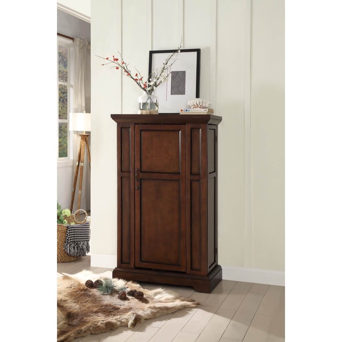 Snifter Wine Cabinet by Homelegance