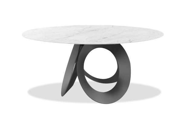 Optic Ceramic Round Dining Table