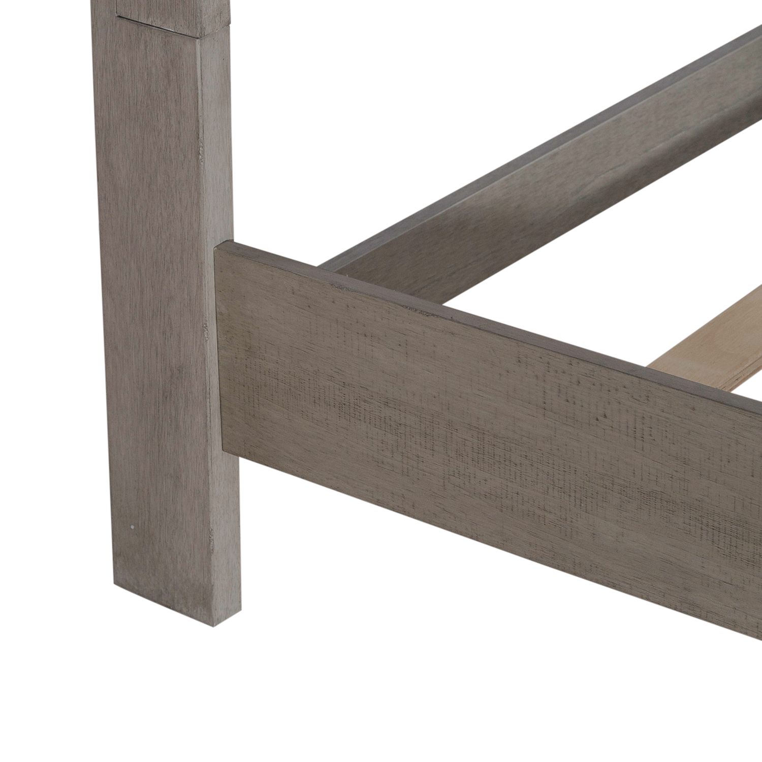 Ivy Hollow Linen/Wood California King Size Mantle Storage Platform Bed