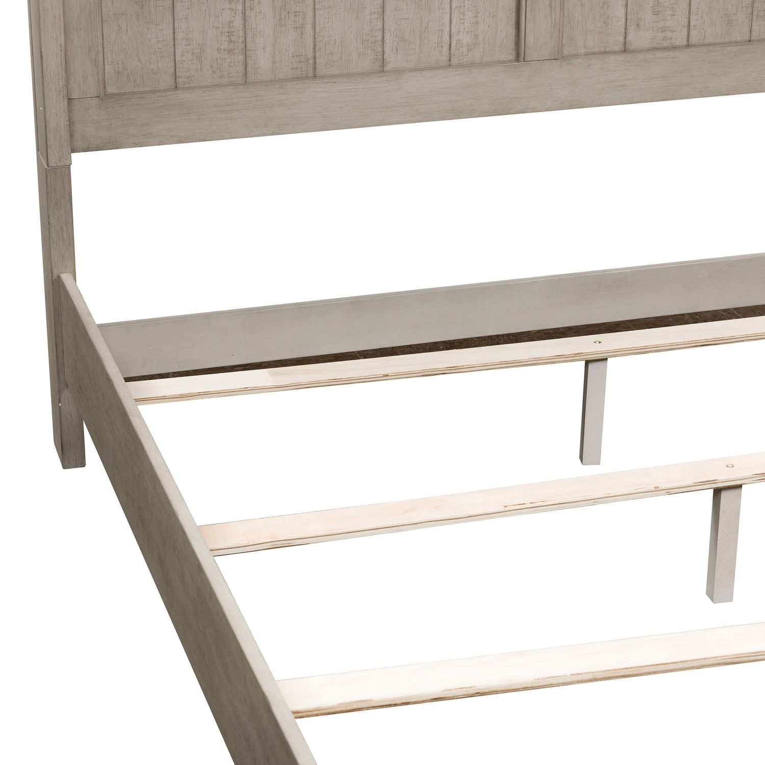 Ivy Hollow Storage Platform Bed | Weathered Linen Farmhouse