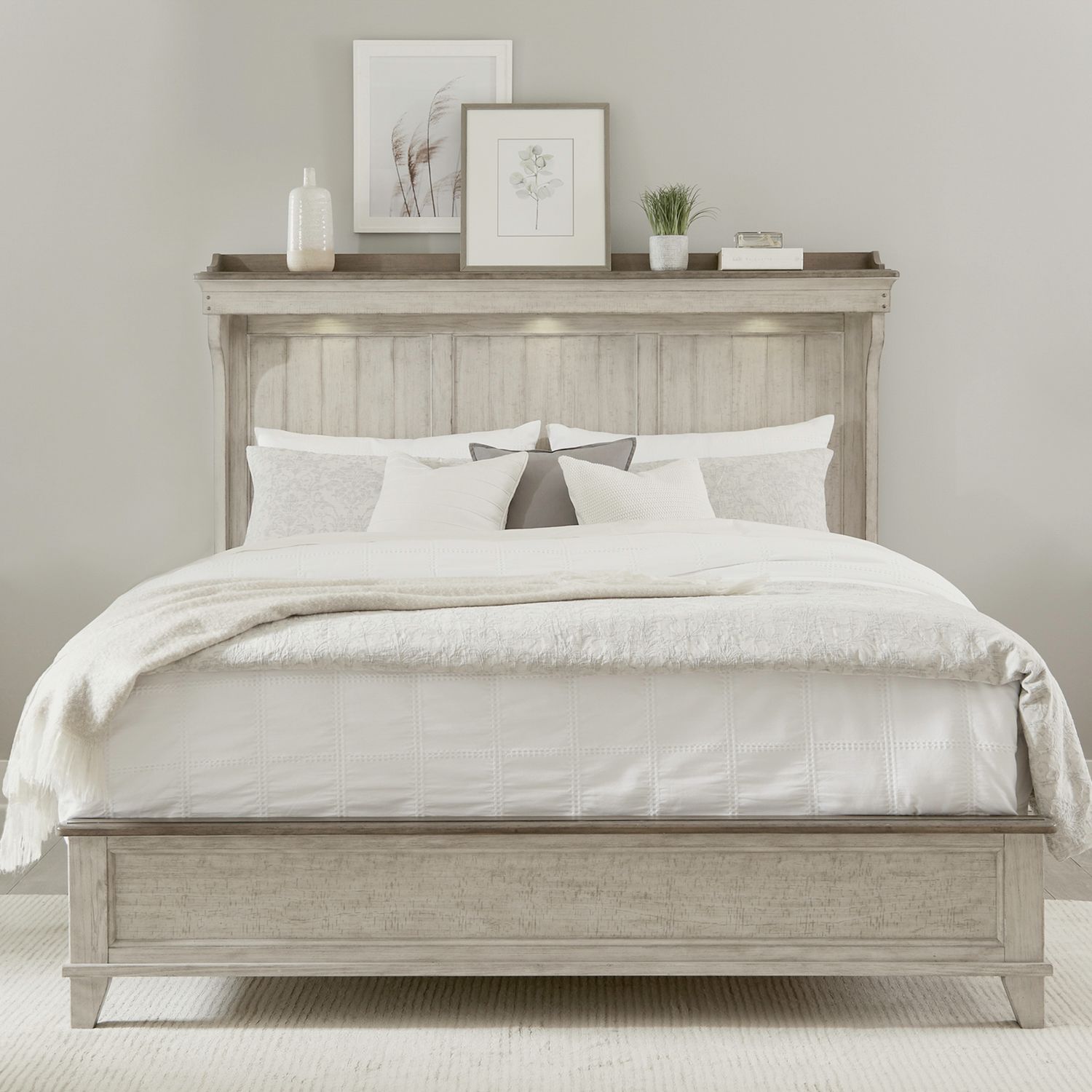 Ivy Hollow Queen Mantle Bedroom Set | Rustic Farmhouse