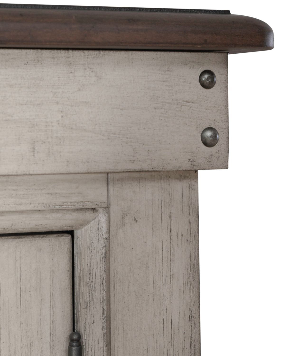 Ivy Hollow Wood 2-Door 4-Drawer Chest