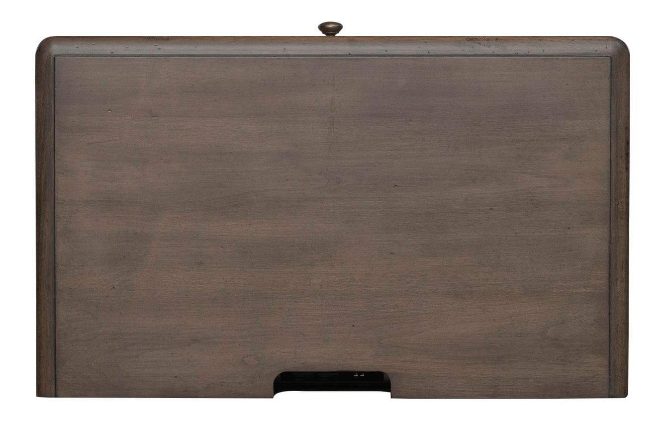 Ivy Hollow Wood 3-Drawer Night Stand w/Charging Station