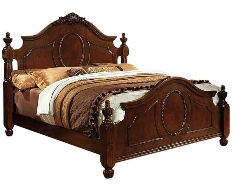 Velda Wood Panel/Low Poster Bedroom Set