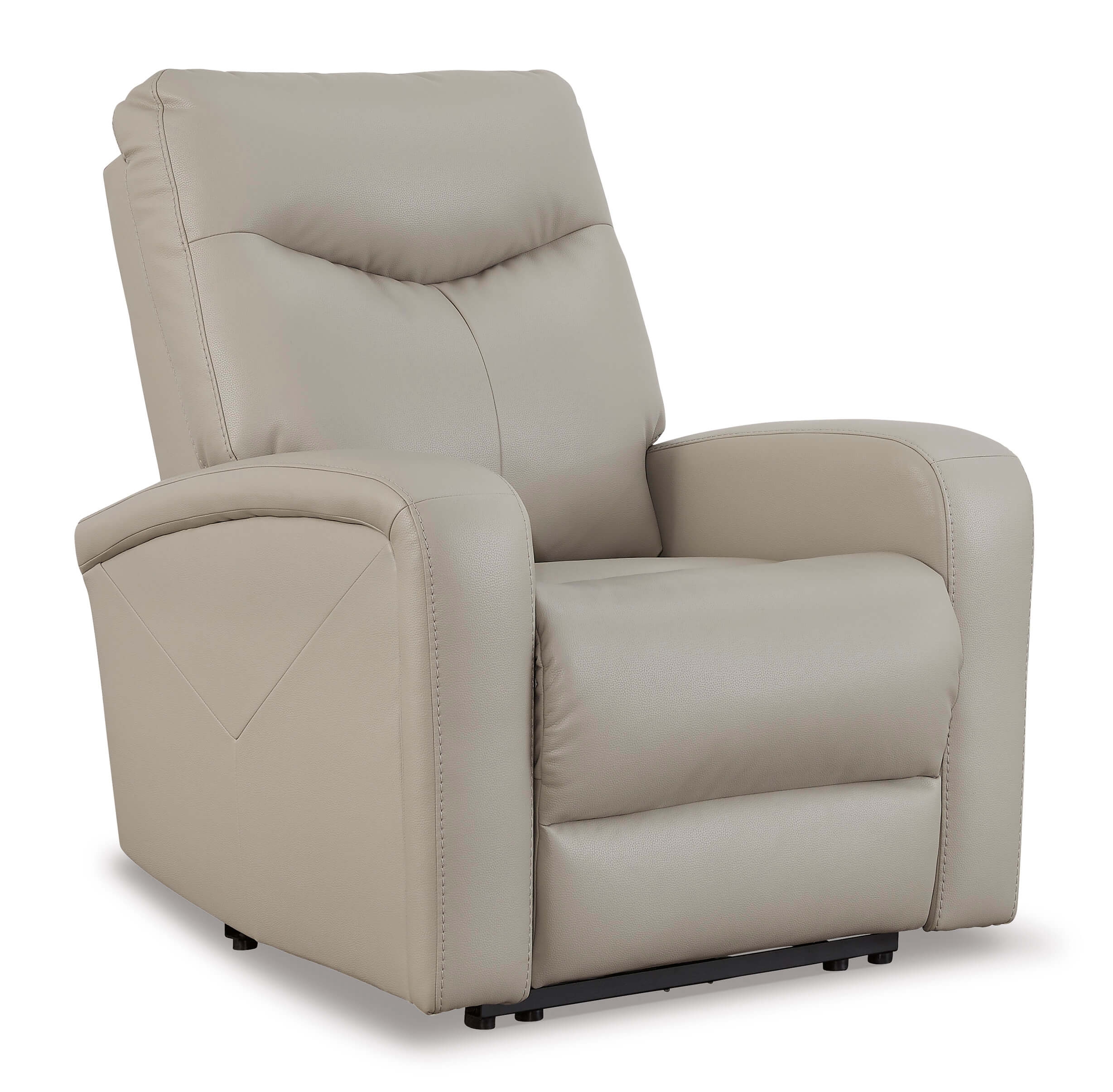 Ashley Ryversans Polyester Dove Gray Recliner Chair
