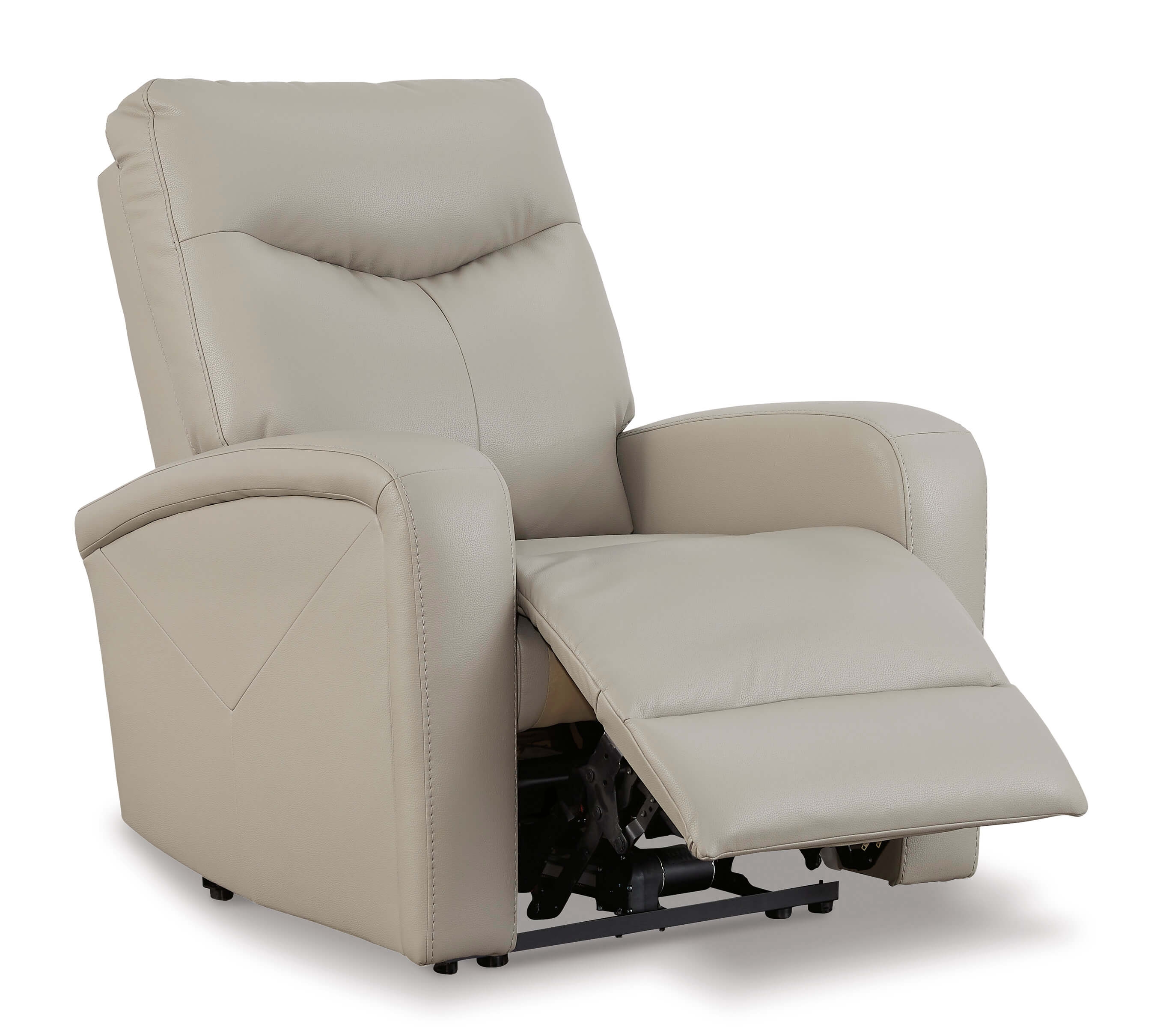 Ryversans Polyester Dove Gray Power Recliner Chair by Ashley