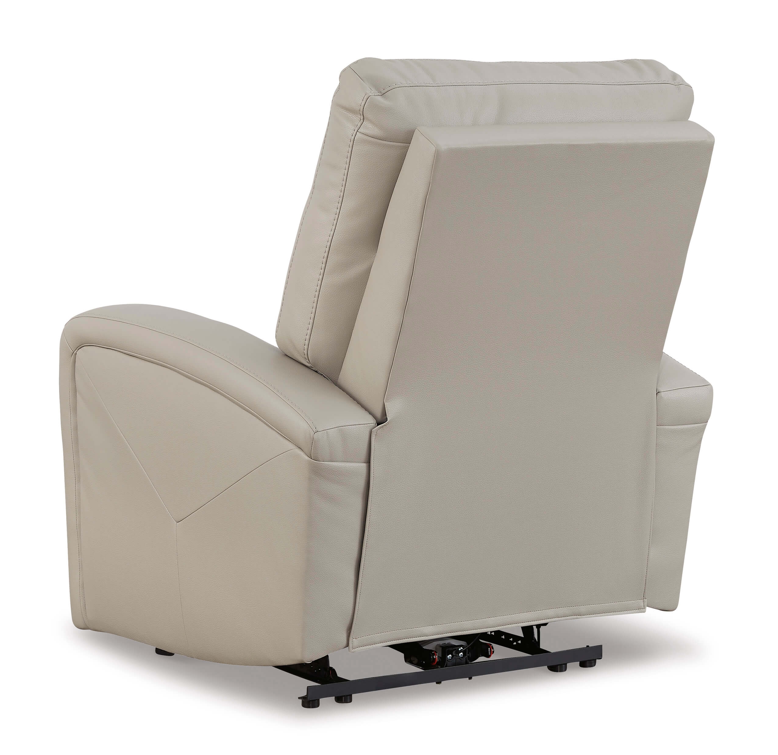 Ashley Ryversans Dove Gray Recliner Chair Back