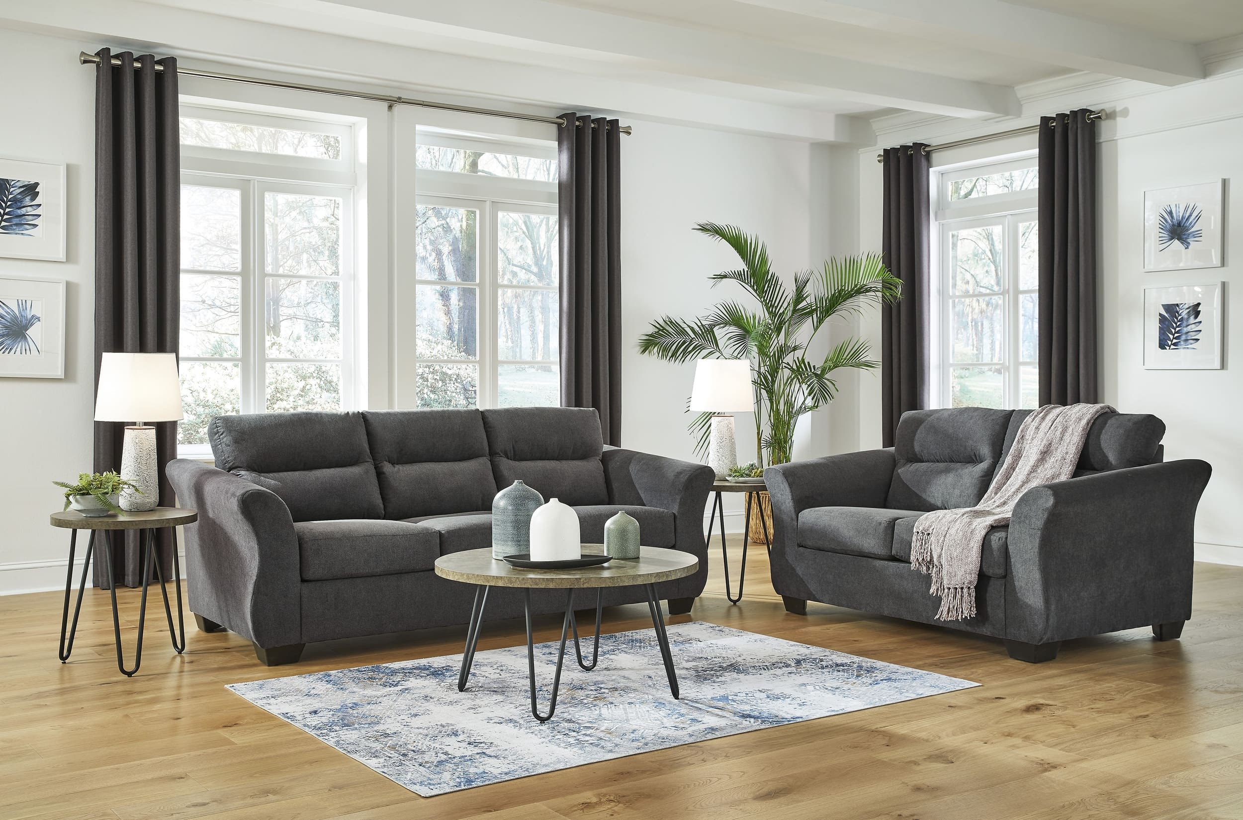 Miravel Polyester Sofa