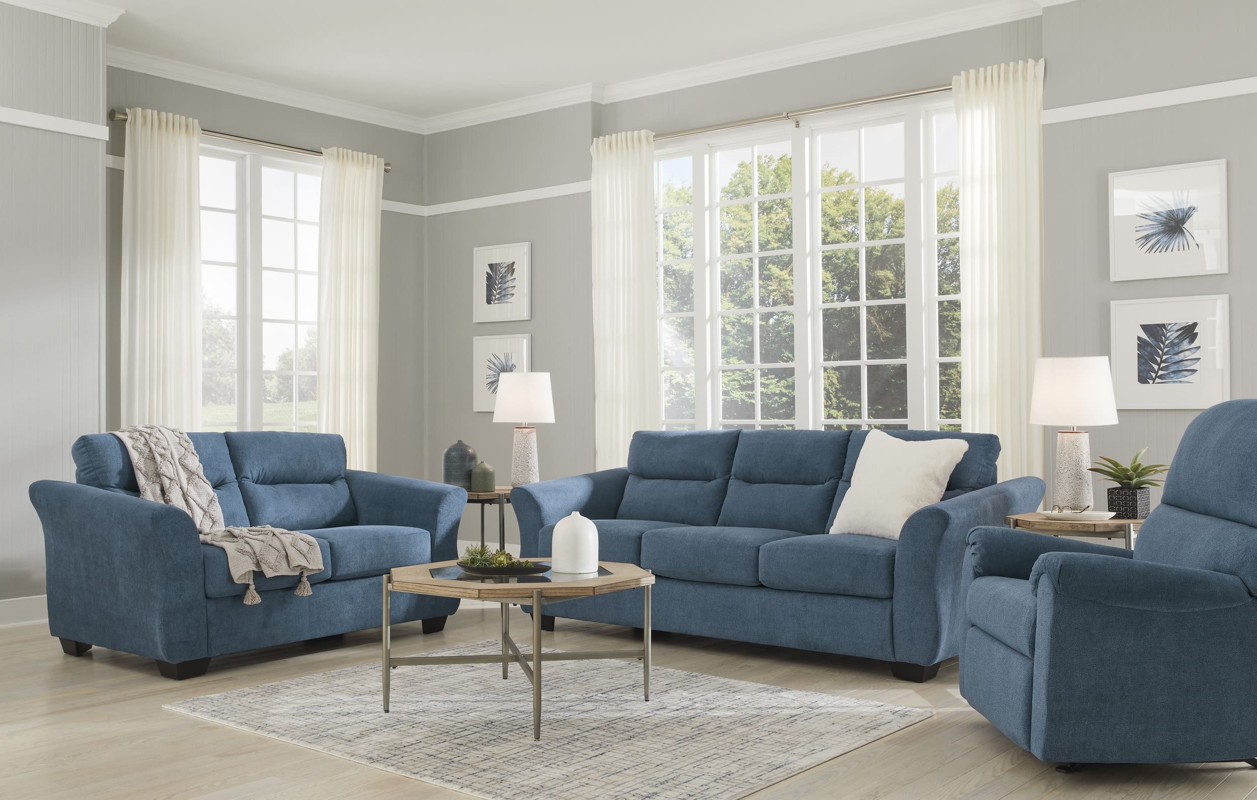 Miravel Polyester Sofa