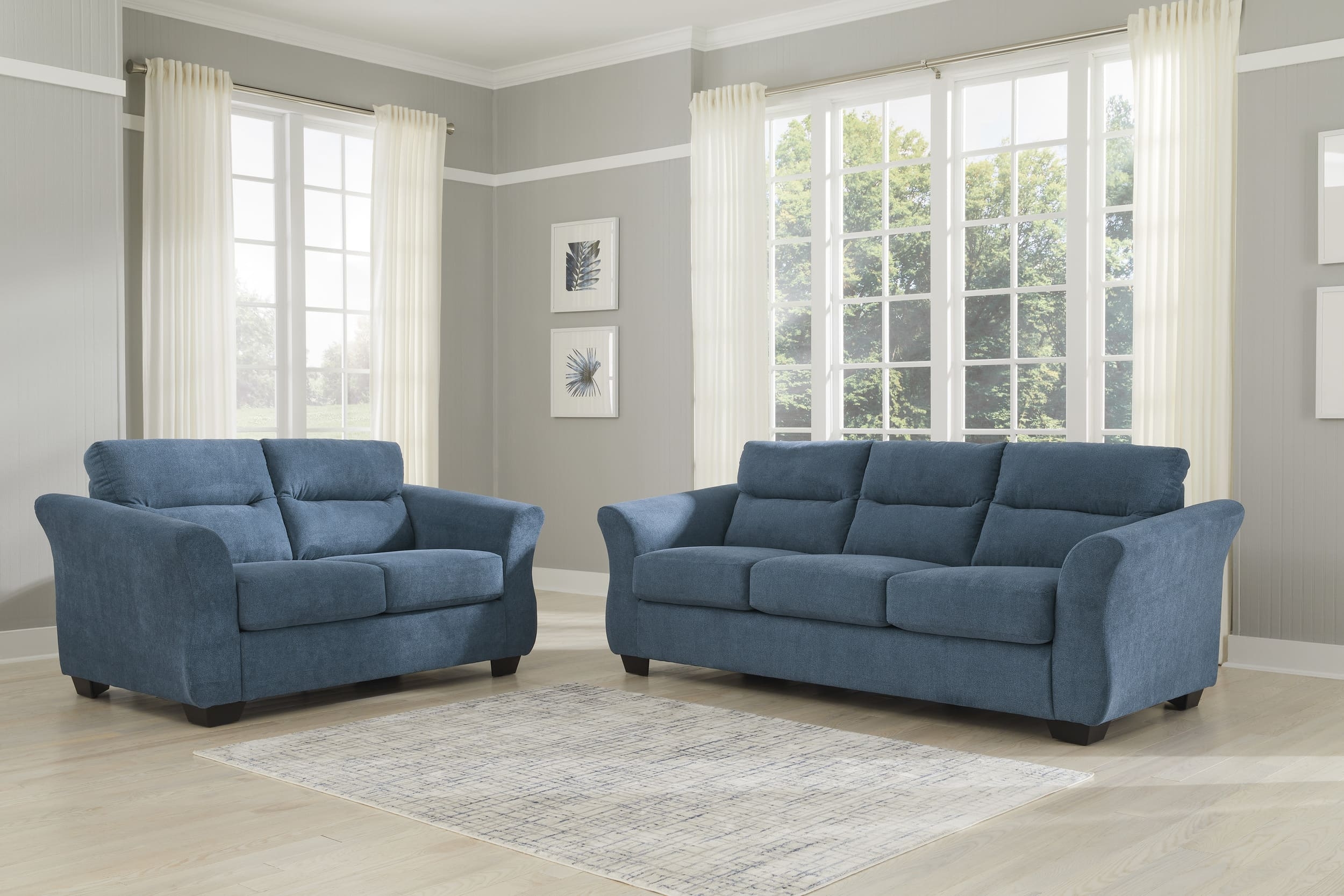 Miravel Polyester Living Room Set