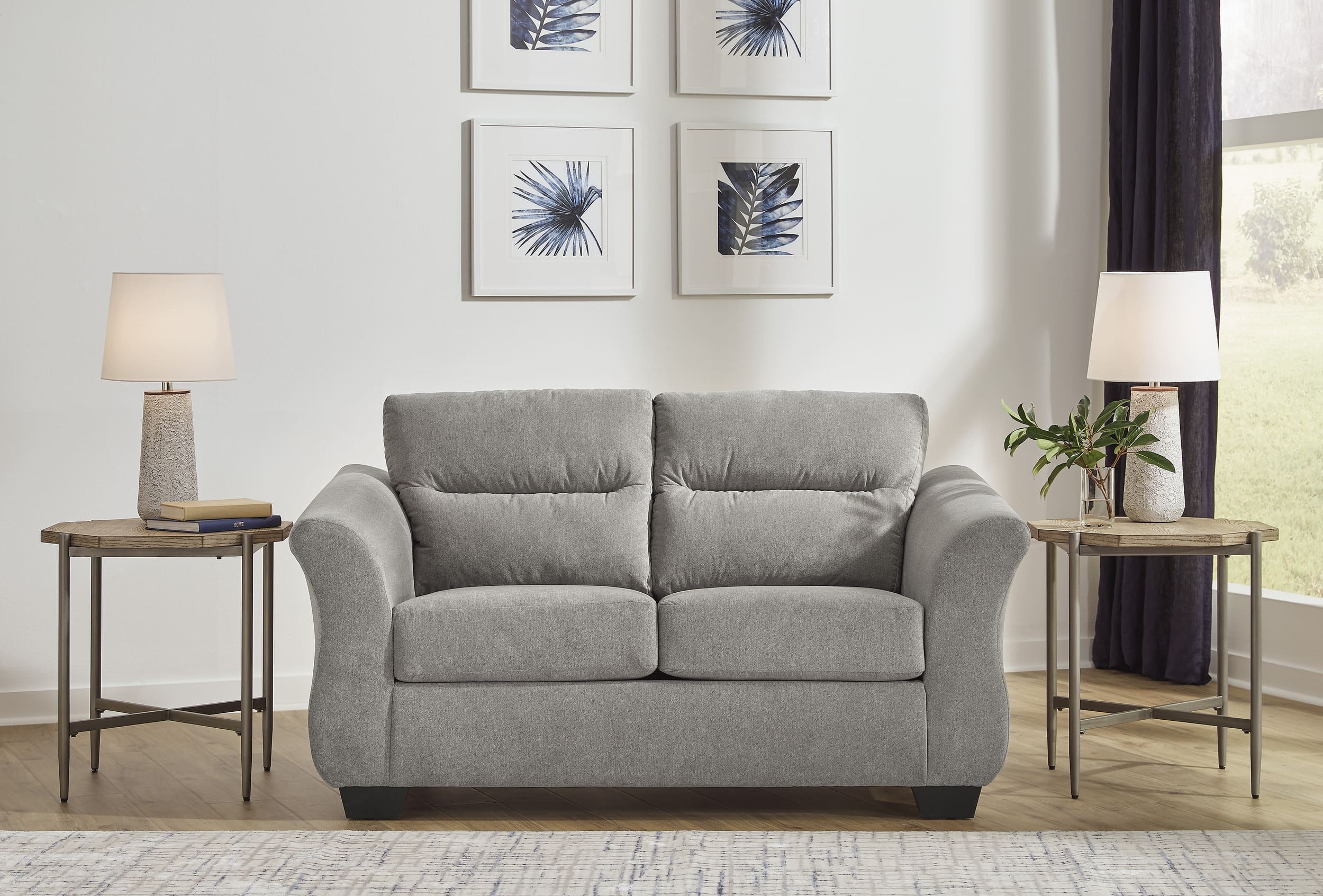 Miravel Polyester Living Room Set