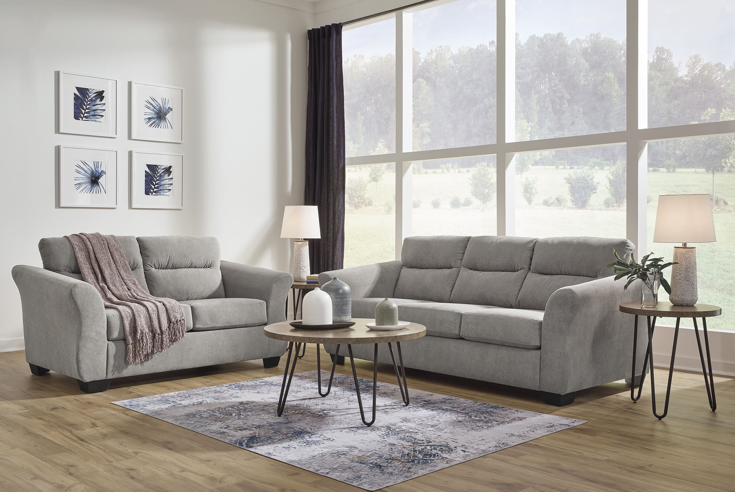 Miravel Polyester Sofa