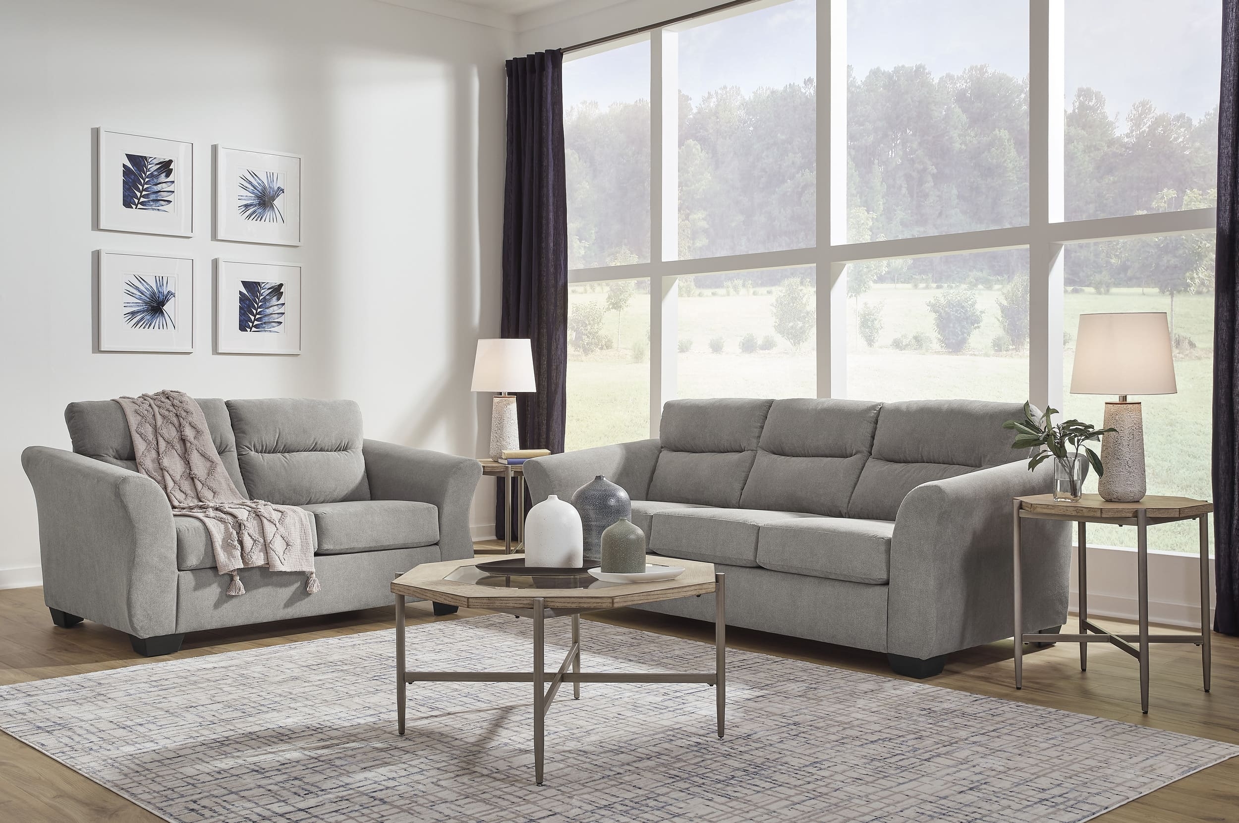 Miravel Polyester Sofa