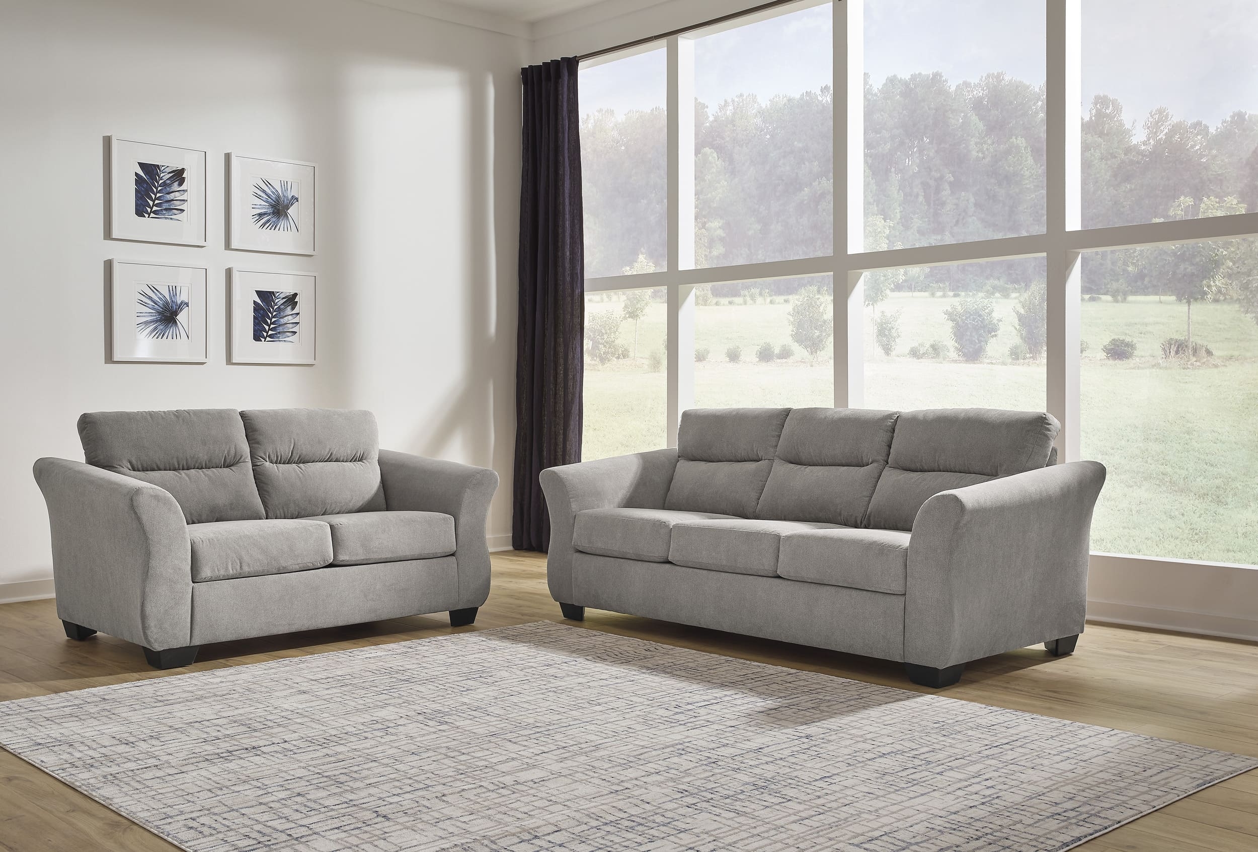 Miravel Polyester Living Room Set