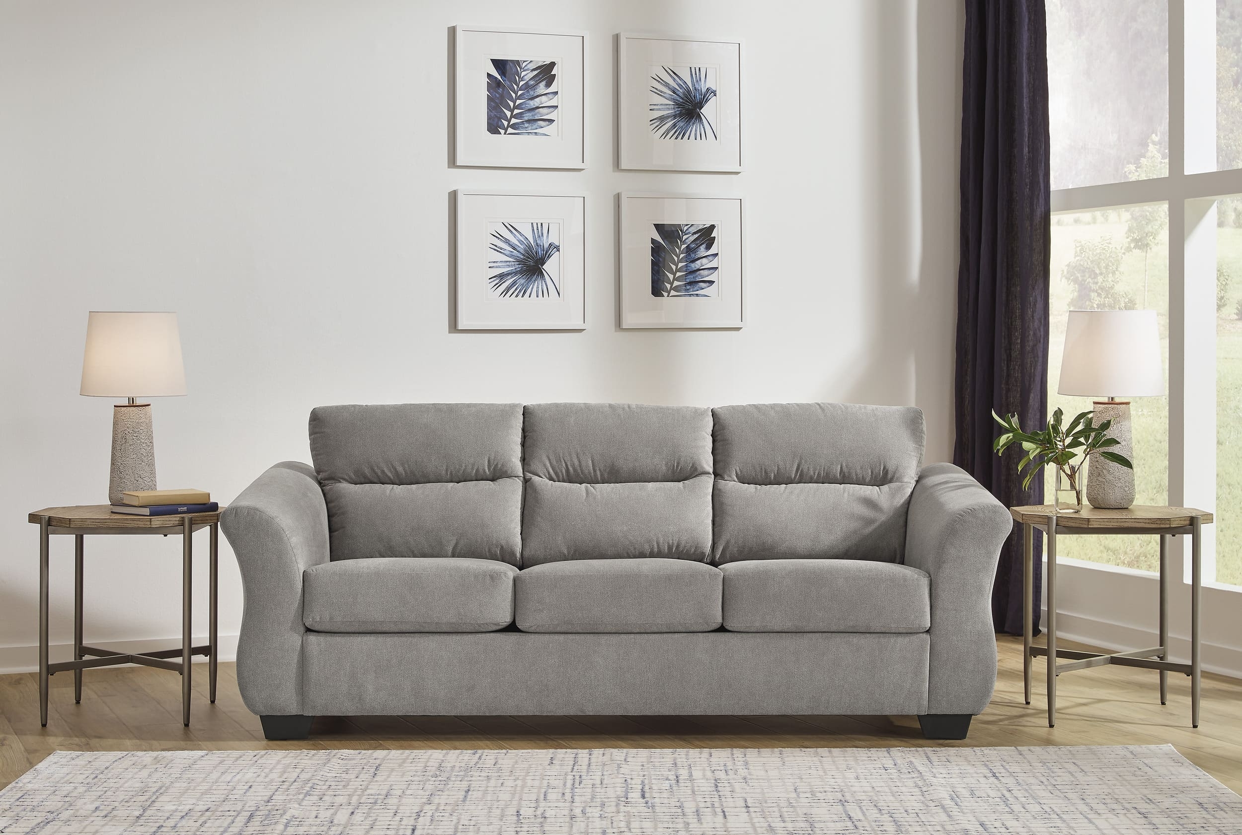 Miravel Polyester Living Room Set