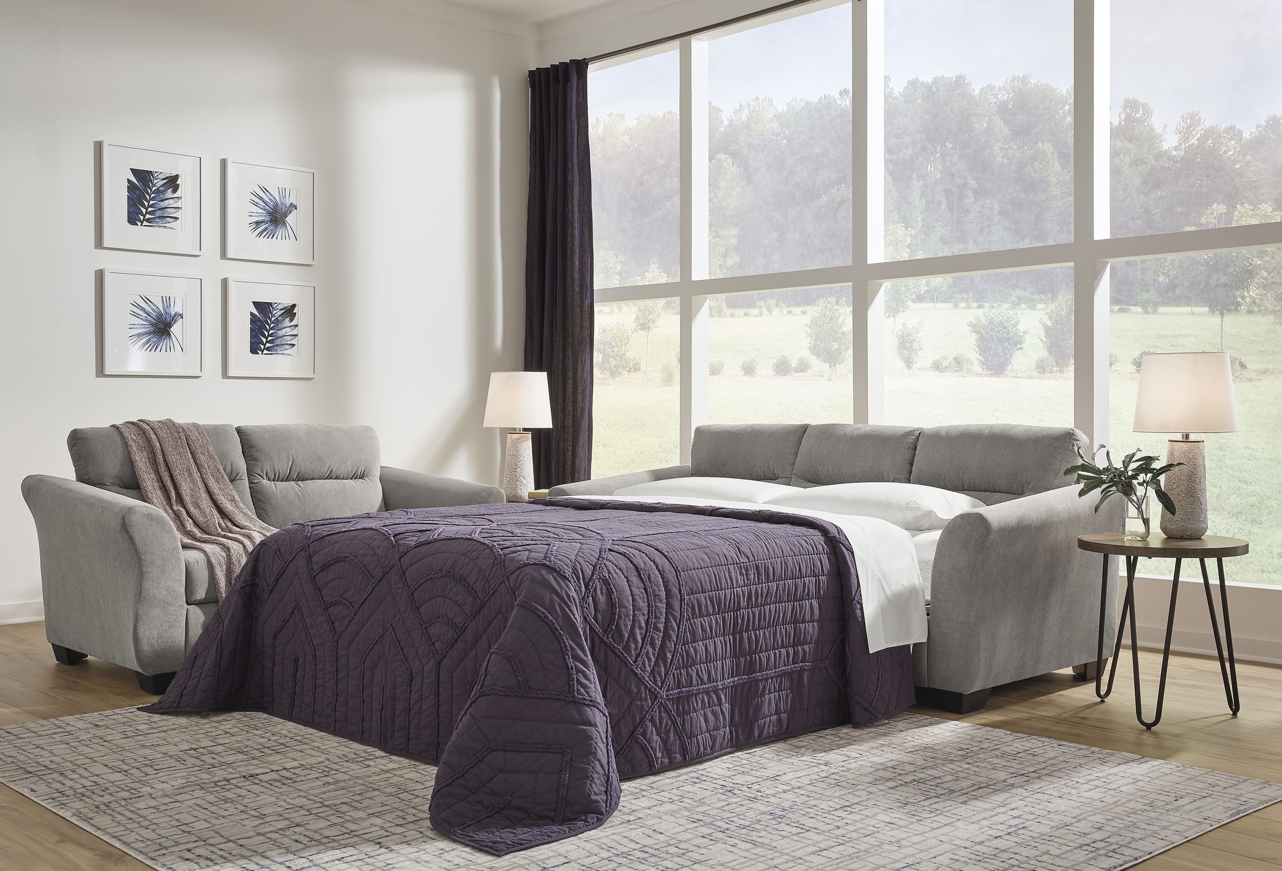 Miravel Polyester Living Room Set