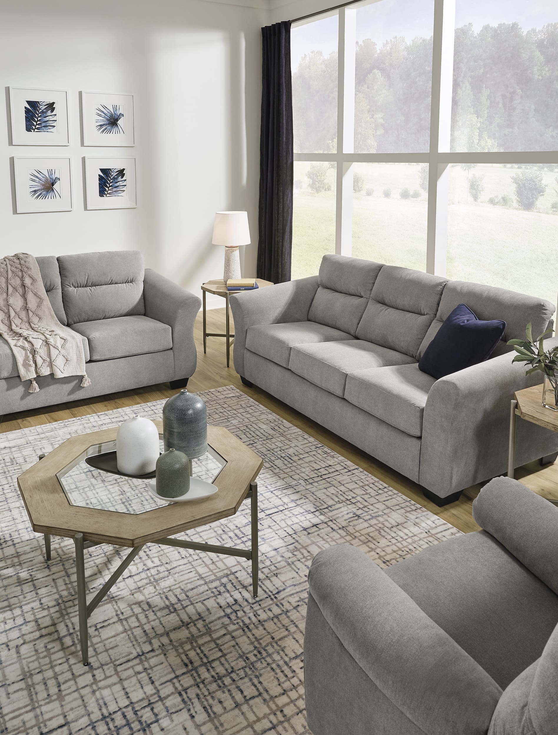 Miravel Polyester Sofa