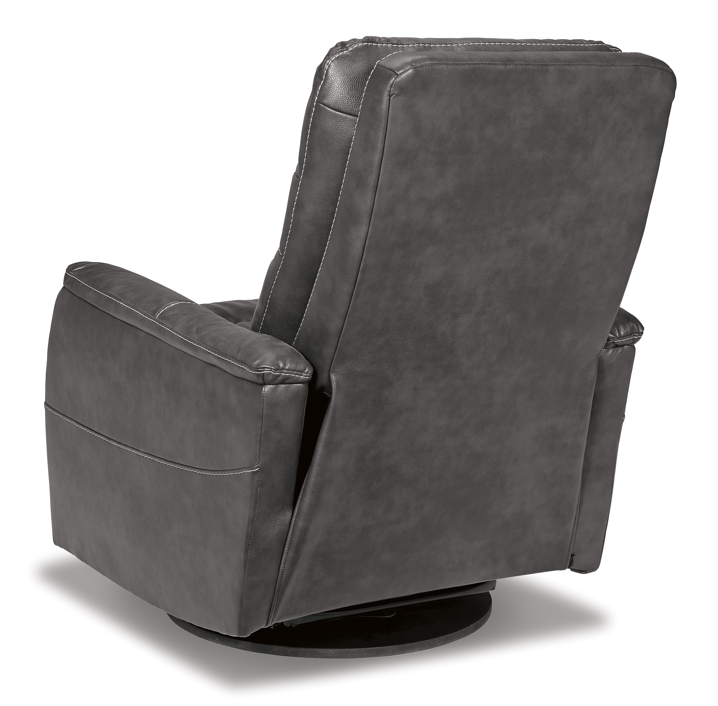 Riptyme Faux Leather Swivel Glider Recliner