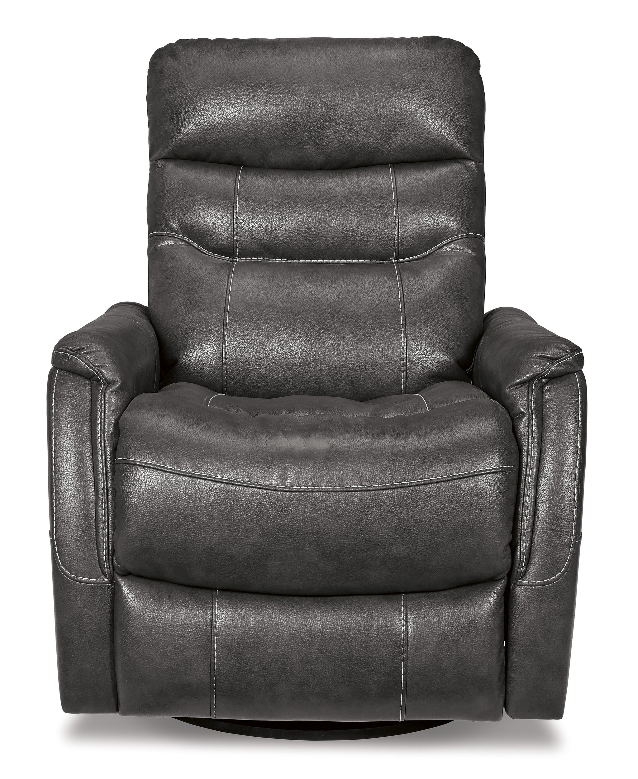 Riptyme Faux Leather Swivel Glider Recliner