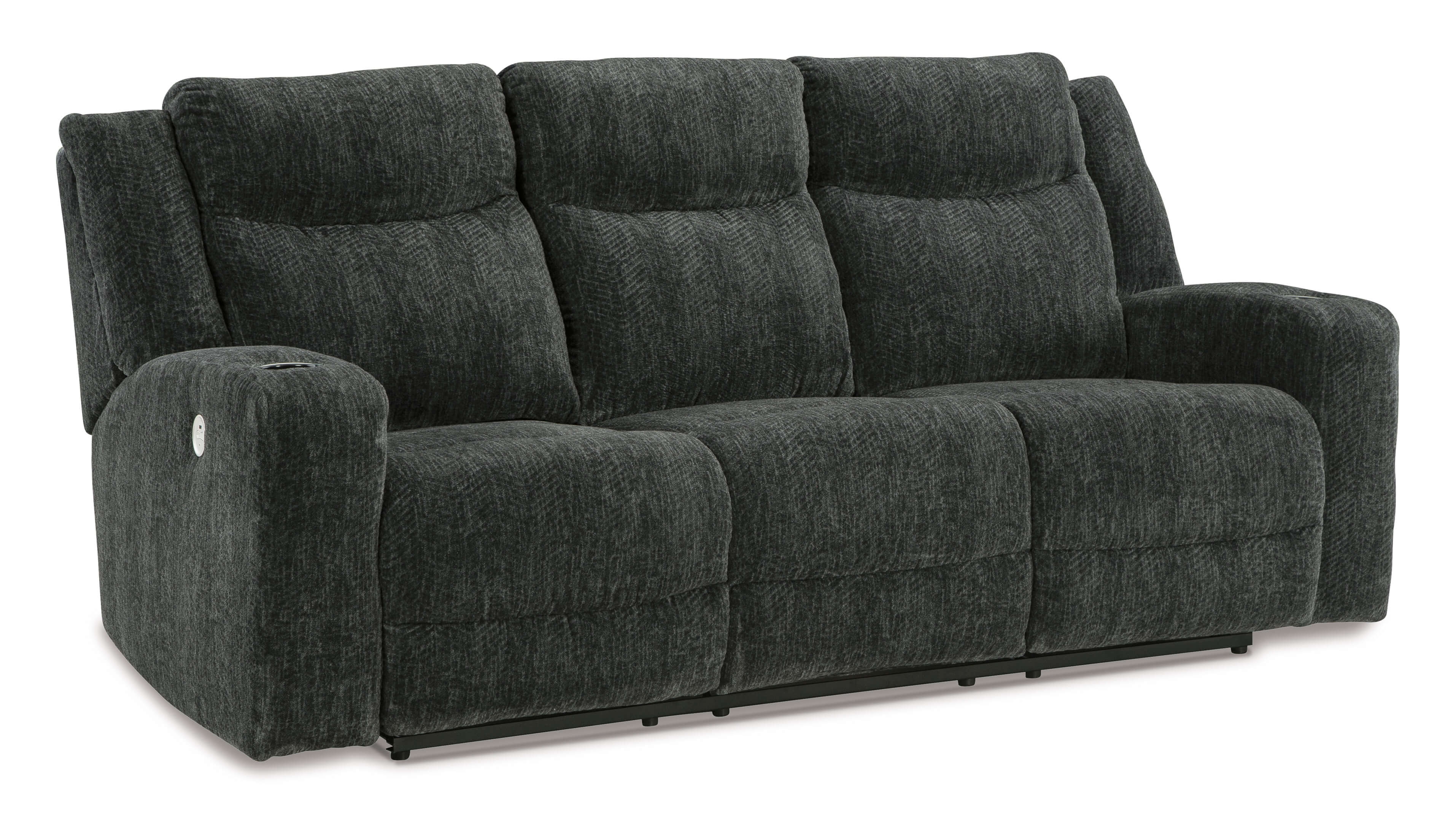 Ashley Martinglenn Polyester Reclining Sofa side