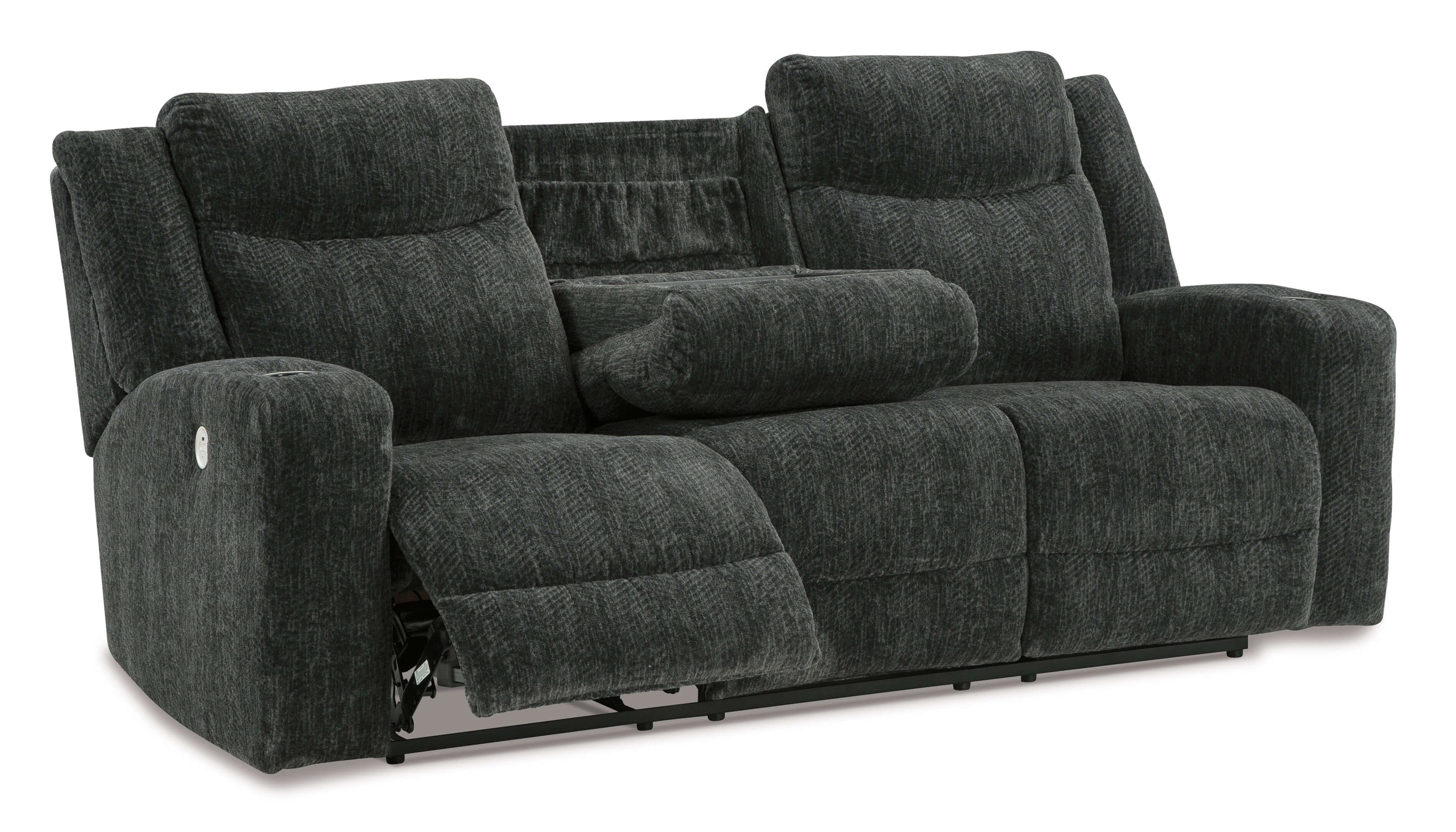 Ashley Martinglenn Polyester Power Reclining Sofa