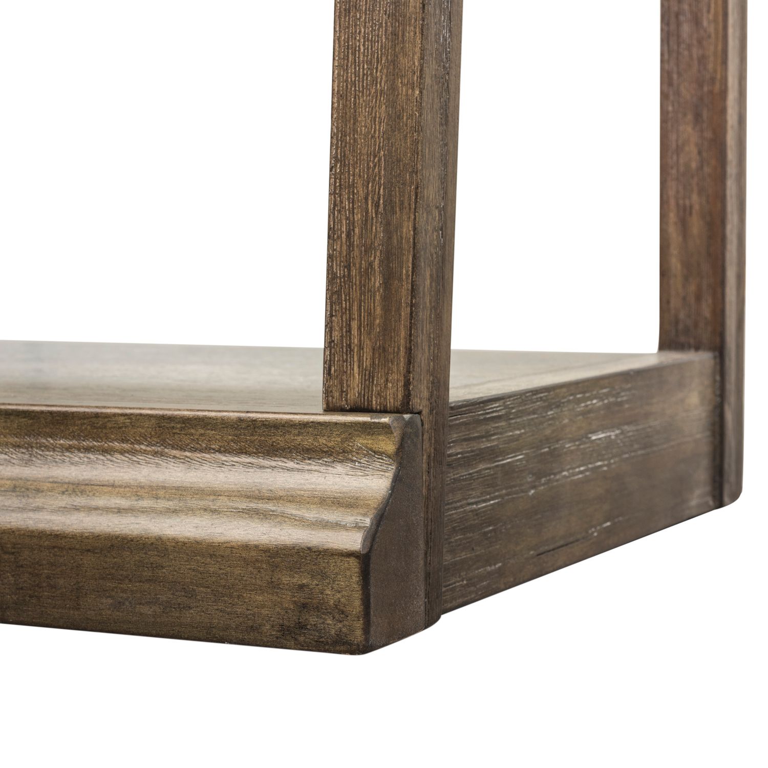 Stone Brook Wood 6-Tier Leaning Bookcase