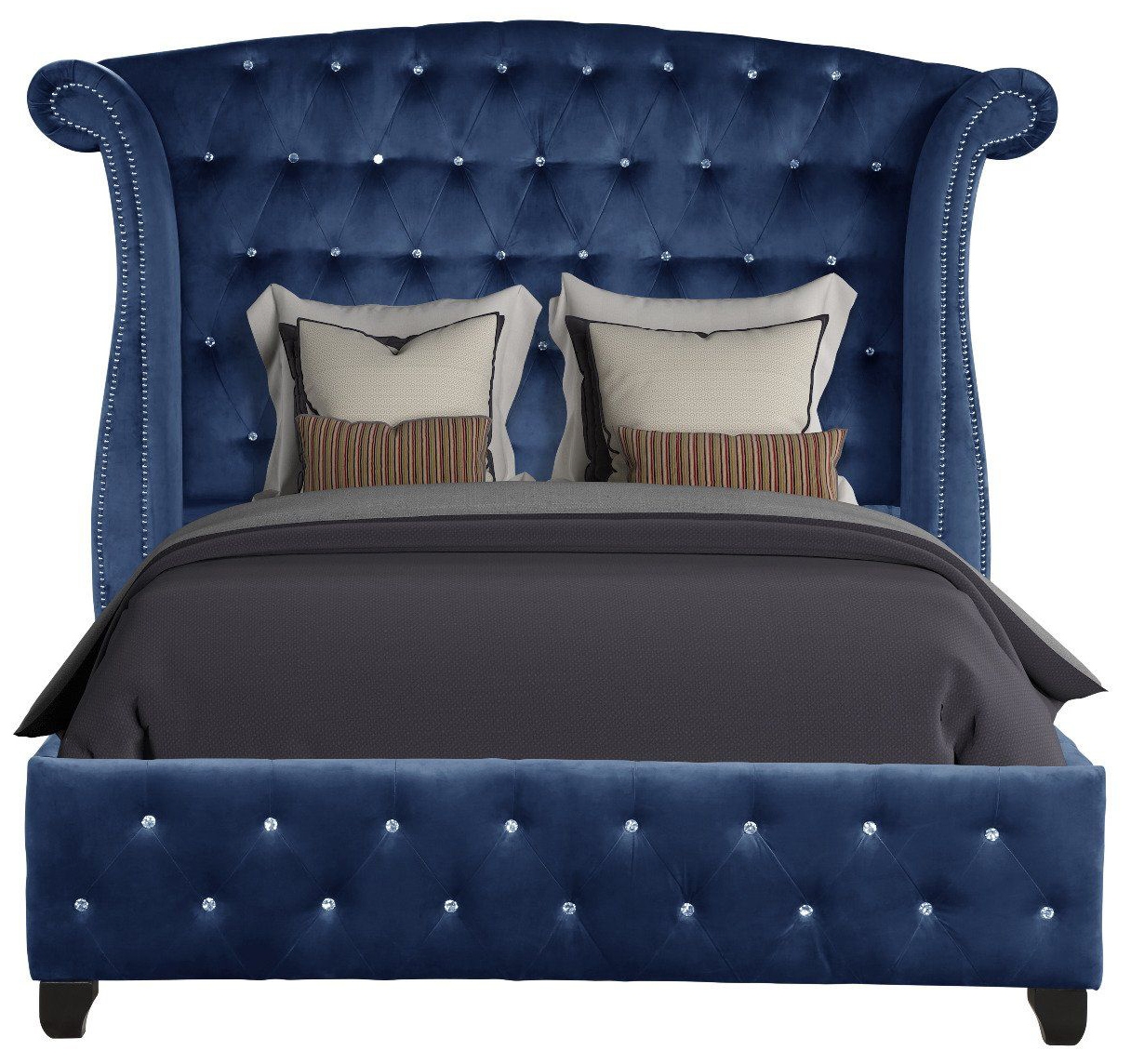Sophia Fabric Upholstered Full Bed