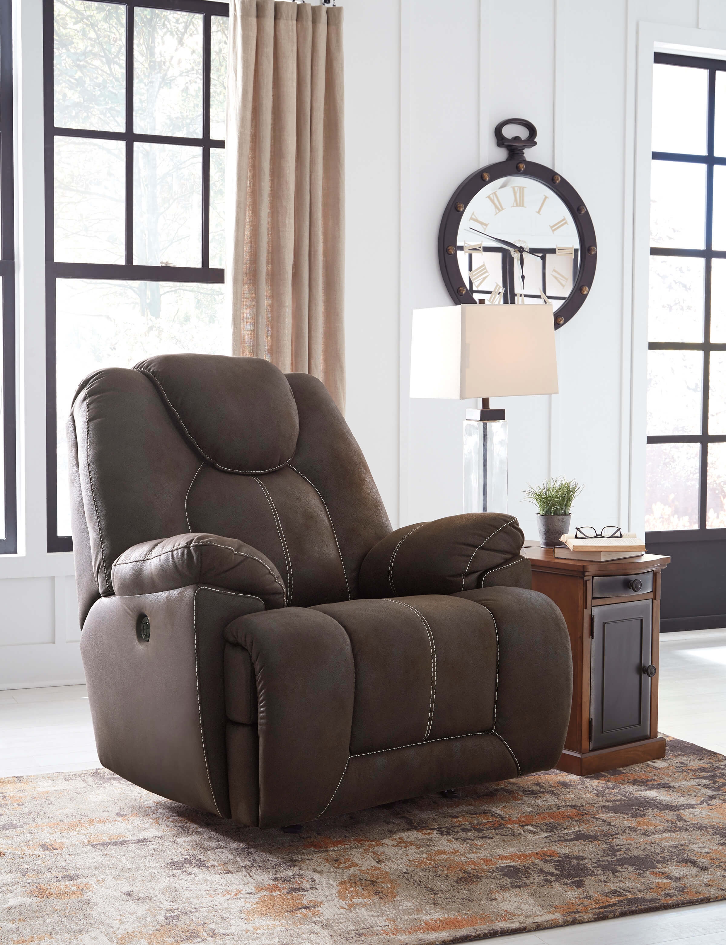Warrior Faux Leather Fortress Power Recliner Chair