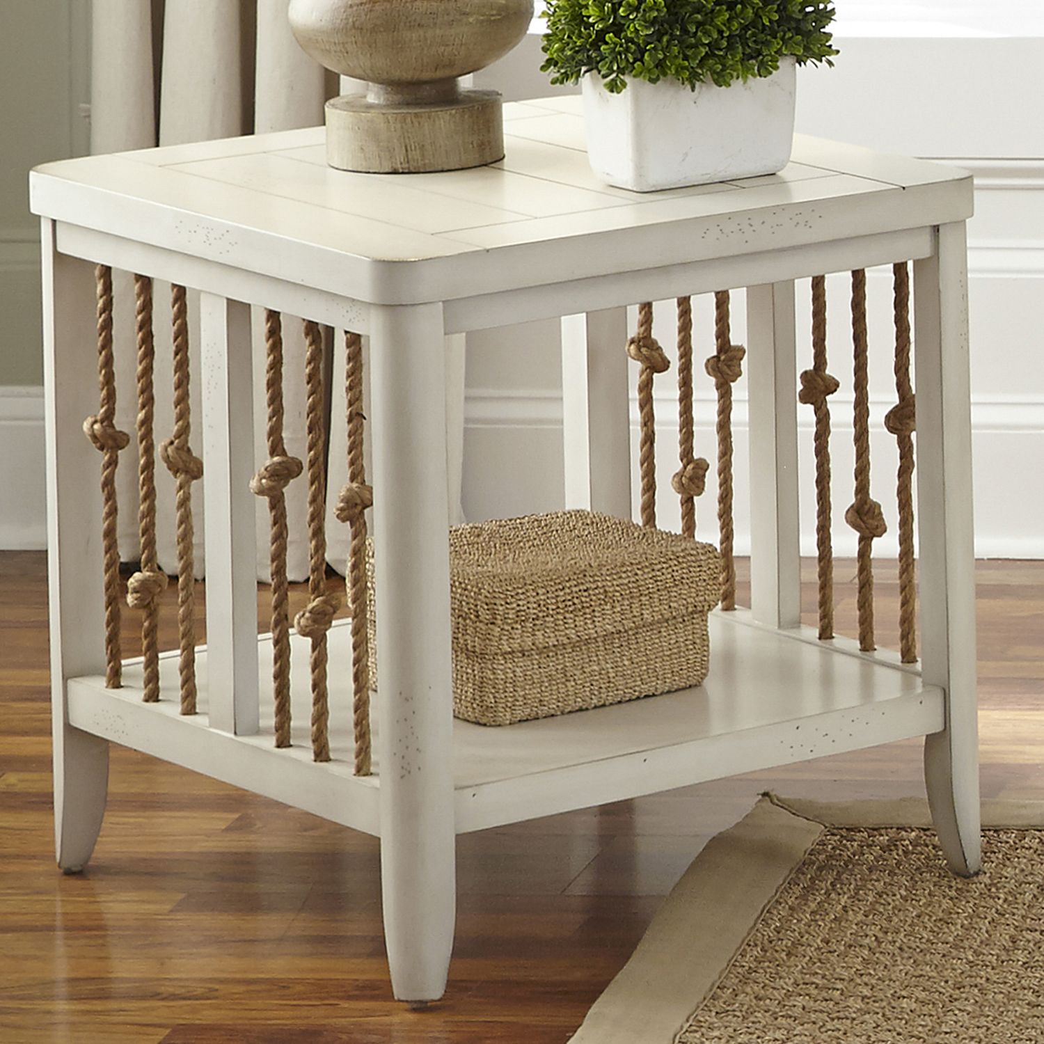 Dockside Rectangular Wood Cocktail Table Set | Rustic