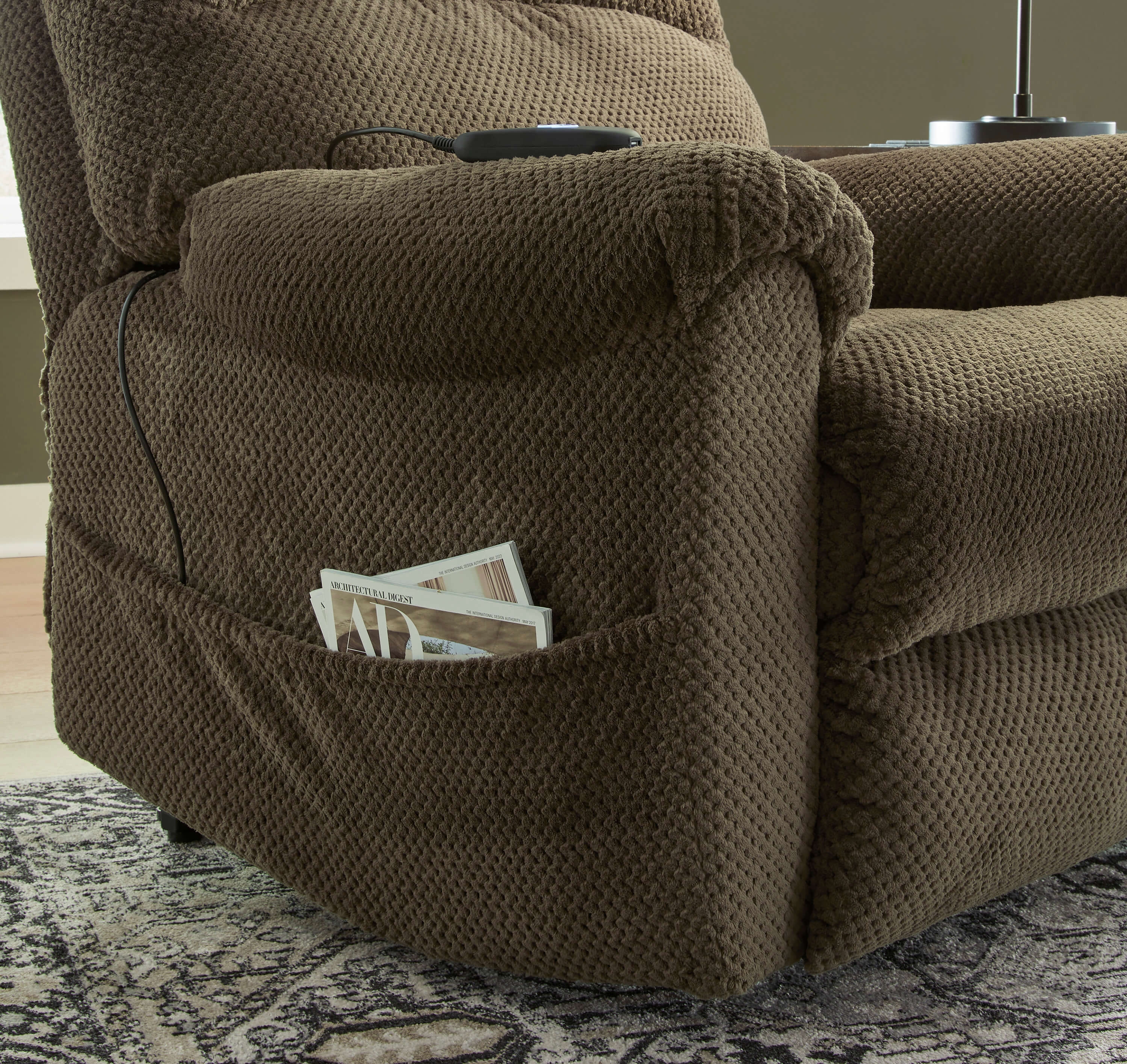 Shadowboxer Chair Side Console by Ashley Furniture