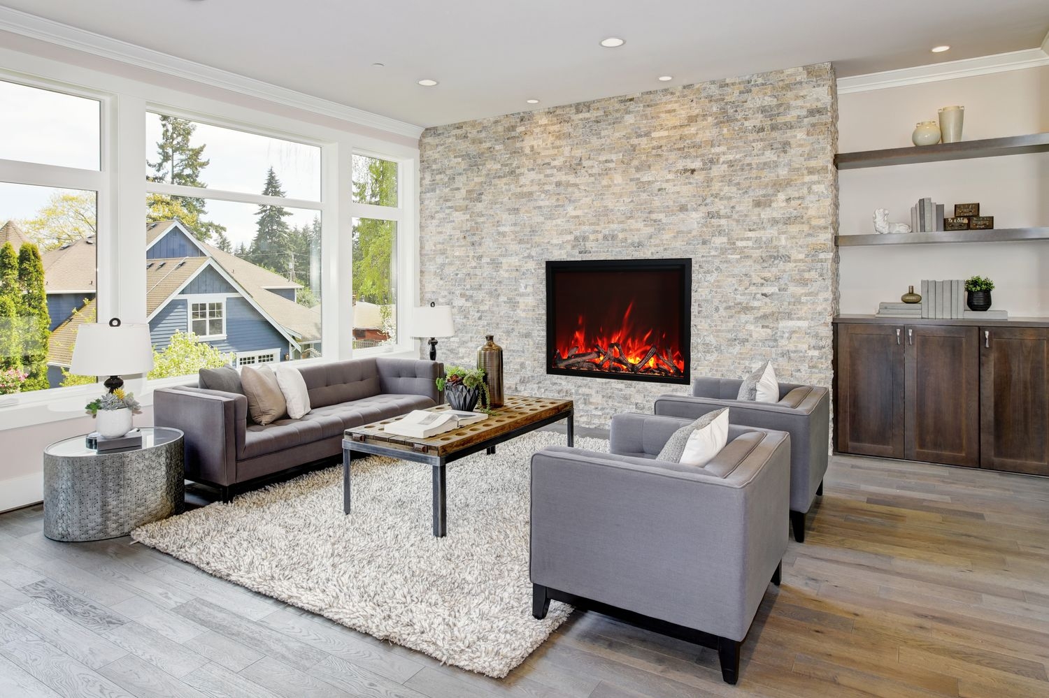TRD 48" Traditional Series Electric Fireplace