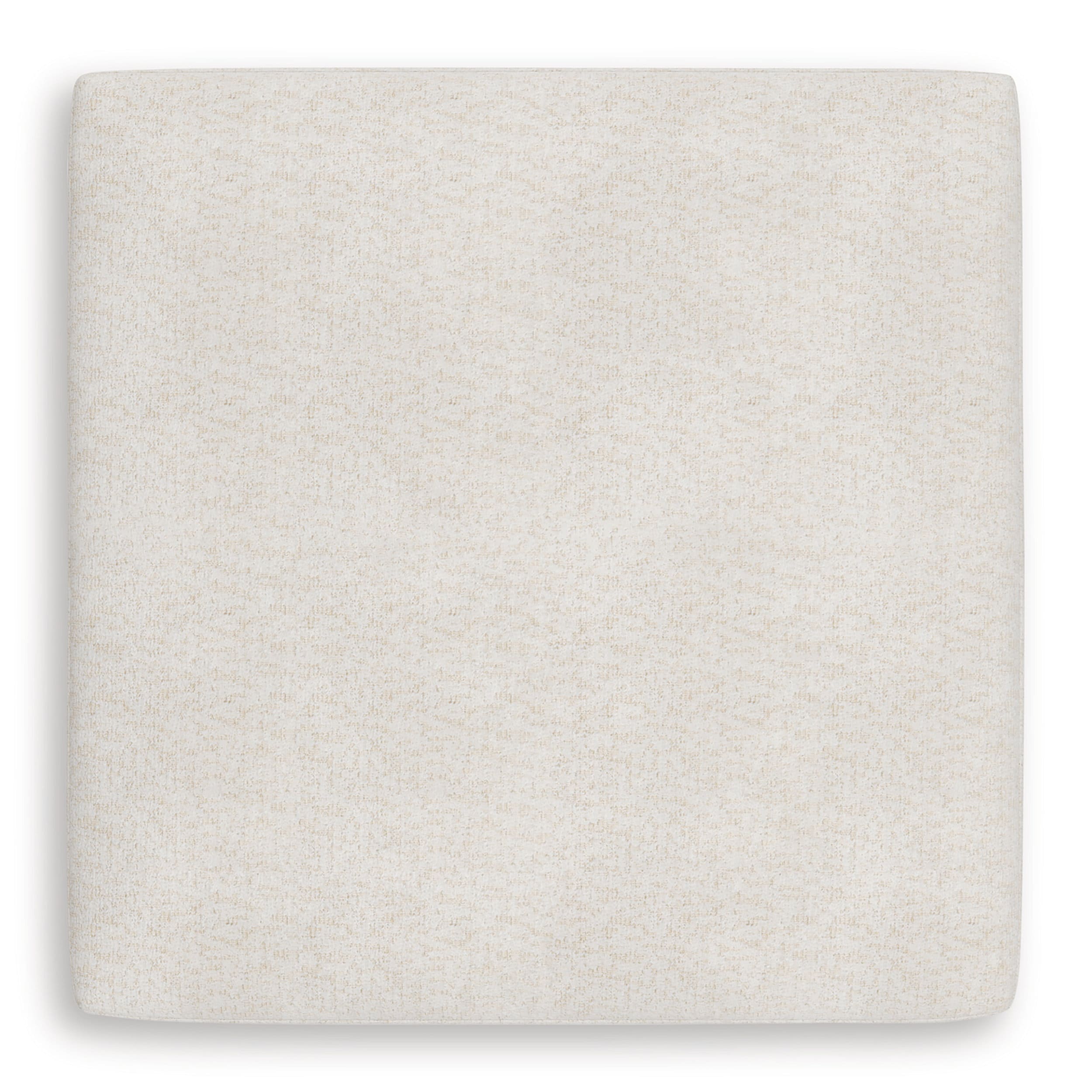 Donelson Creek 40" Square Oversized Accent Ottoman - Vanilla Cream