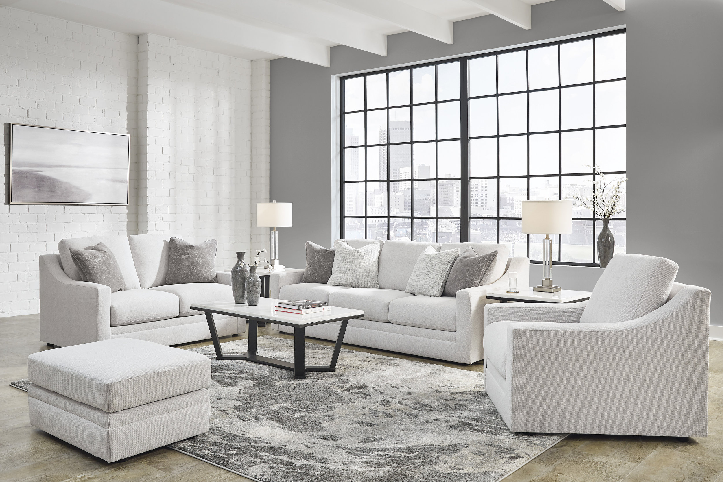 Maitelynn Polyester/Viscose Living Room Set