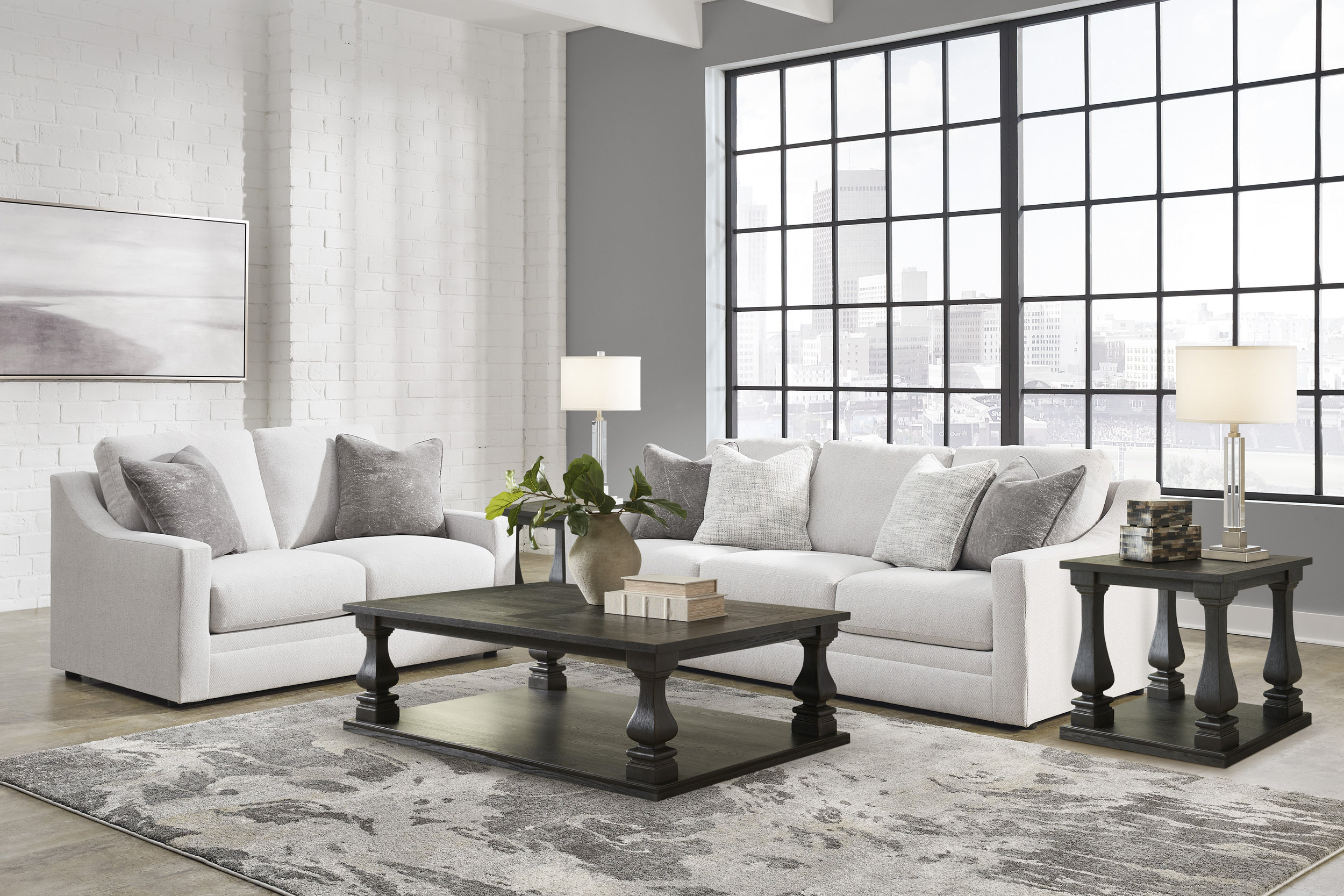 Maitelynn Polyester/Viscose Living Room Set