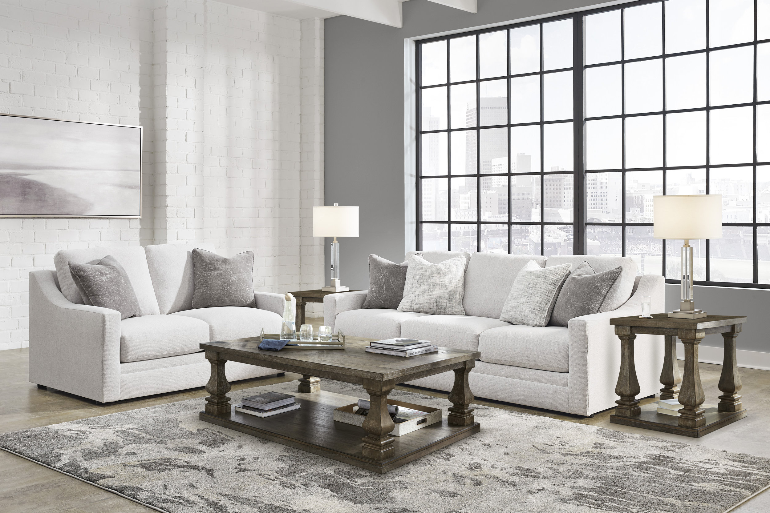 Maitelynn Polyester/Viscose Living Room Set