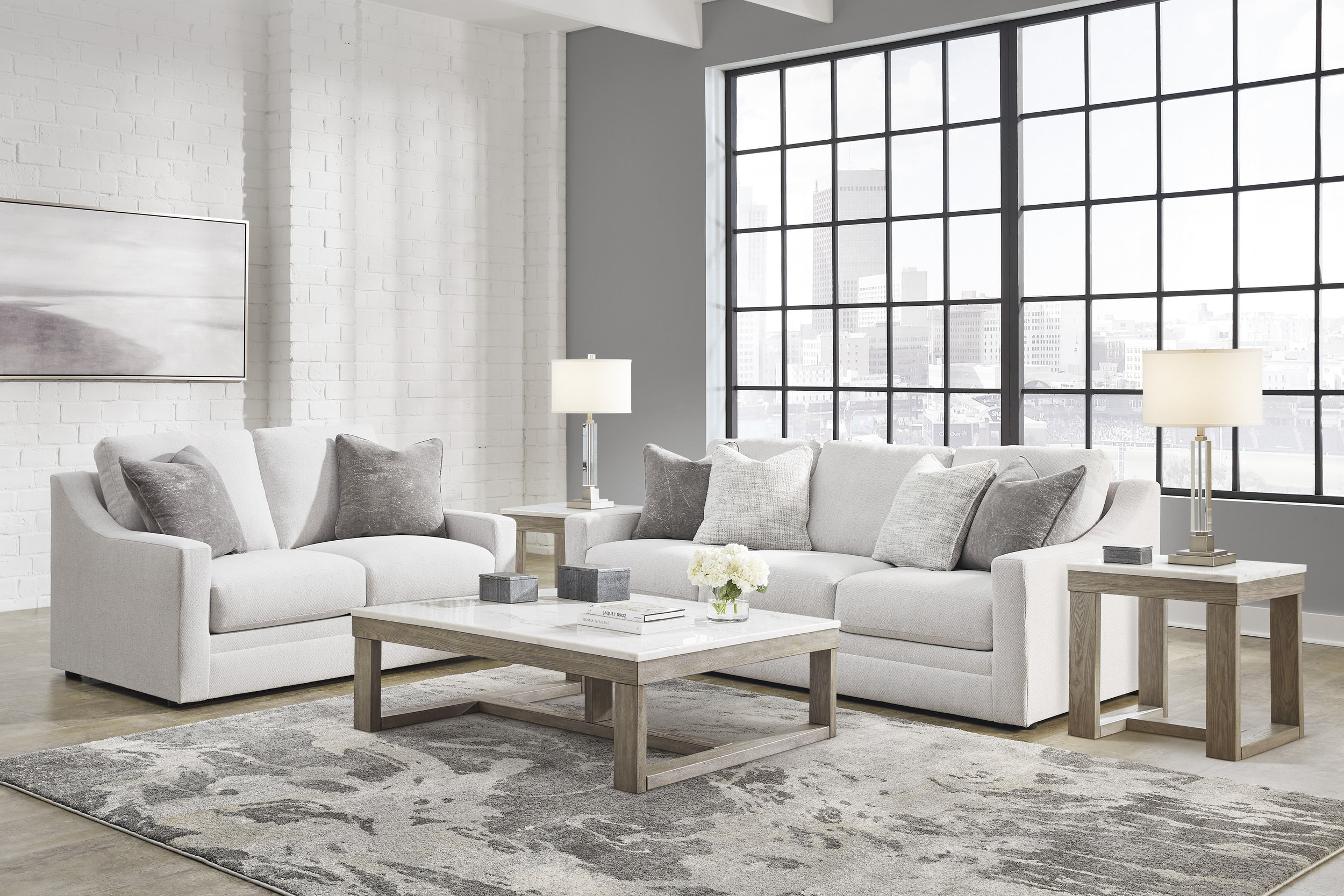 Maitelynn Polyester/Viscose Living Room Set